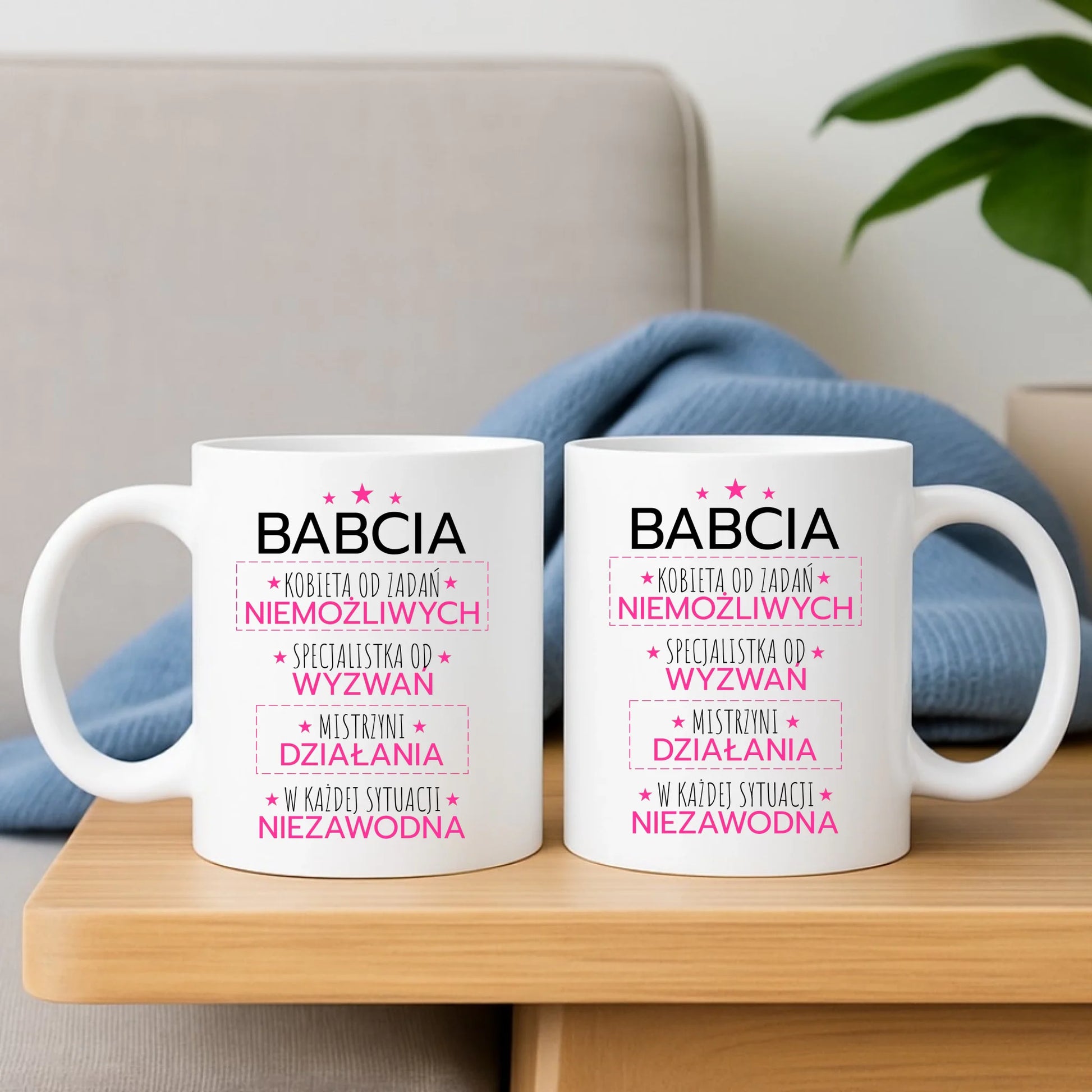 Kubek dla babci - Babcia kobieta od zadań niemożliwych B30 - StoryCups.pl