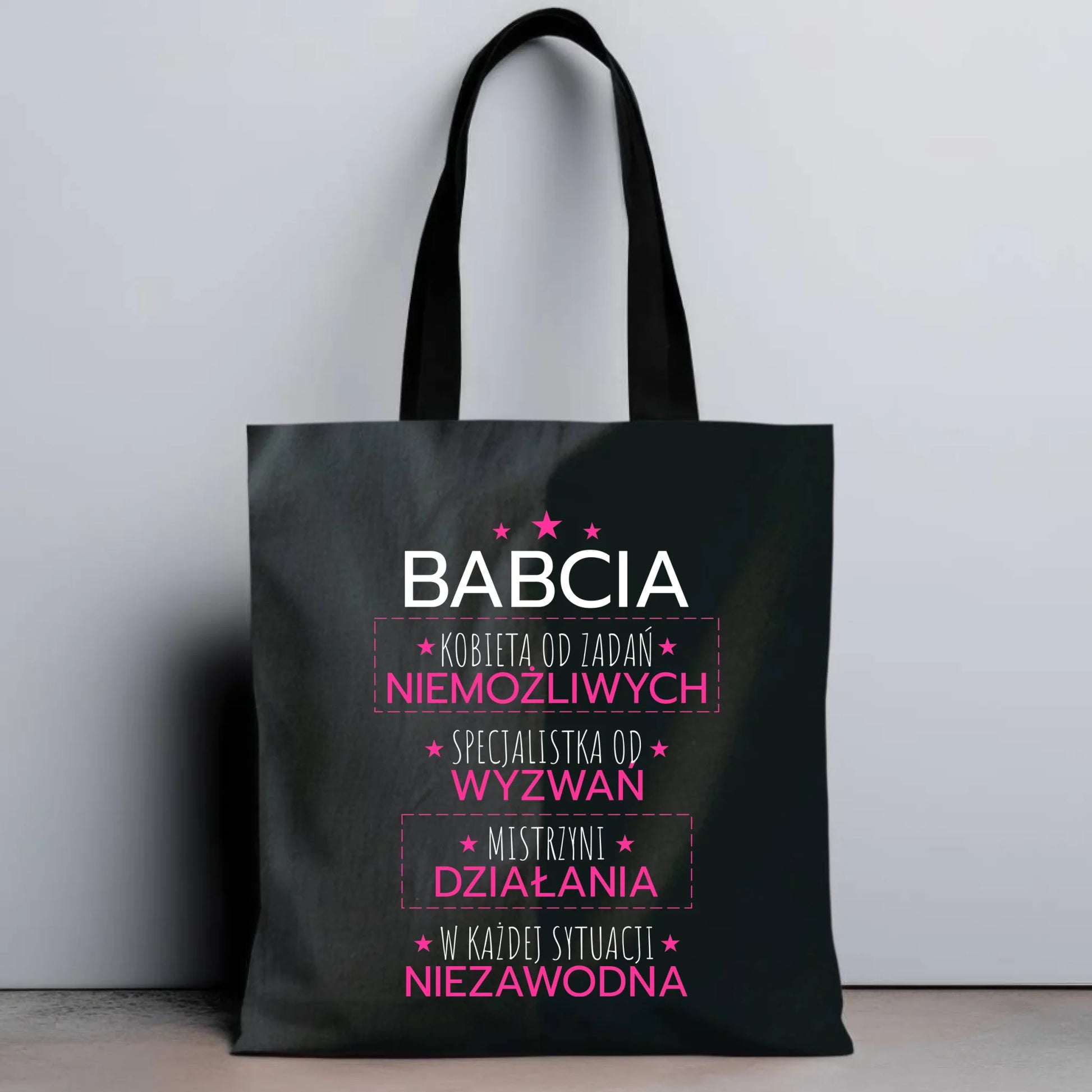 Torba dla babci - Babcia kobieta od zadań niemożliwych B30 - StoryCups.pl