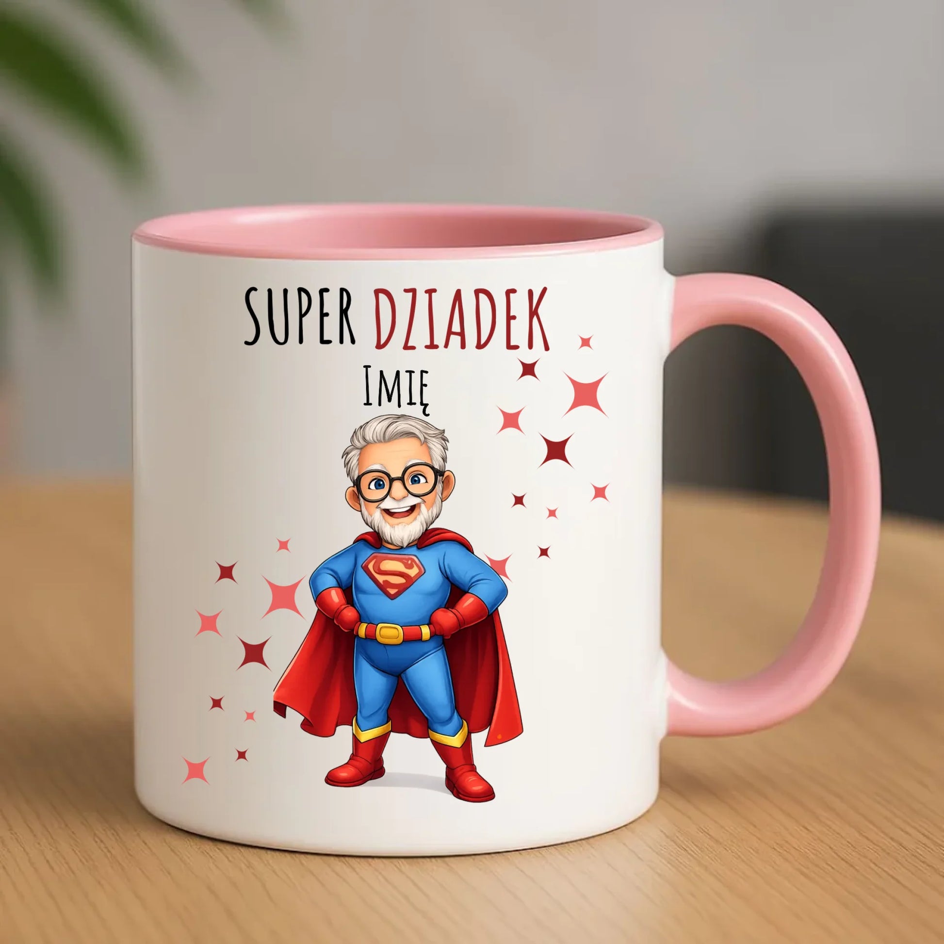 Kubek dla dziadka - Super Dziadek - personalizowany D02 - StoryCups.pl