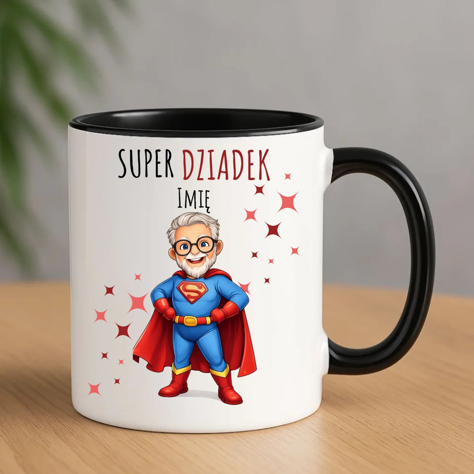 Kubek dla dziadka - Super Dziadek - personalizowany D02 - StoryCups.pl