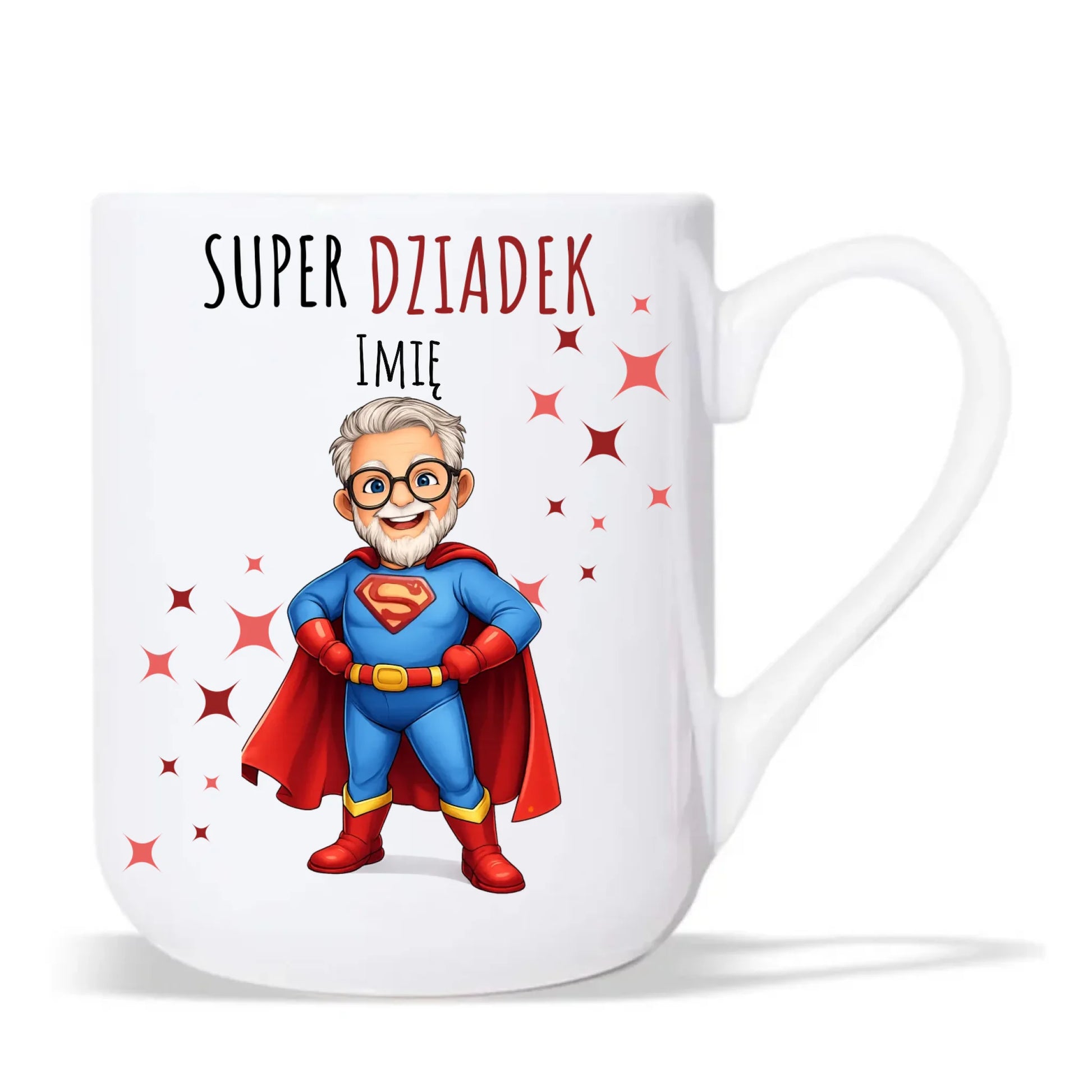 Kubek elegant dla dziadka - Super Dziadek - personalizowany D02 - StoryCups.pl