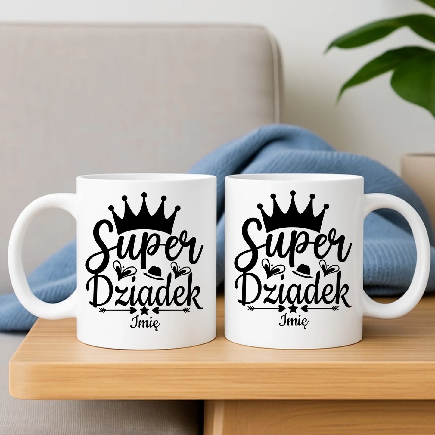 Kubek dla dziadka - Super Dziadek - personalizowany D03 - StoryCups.pl