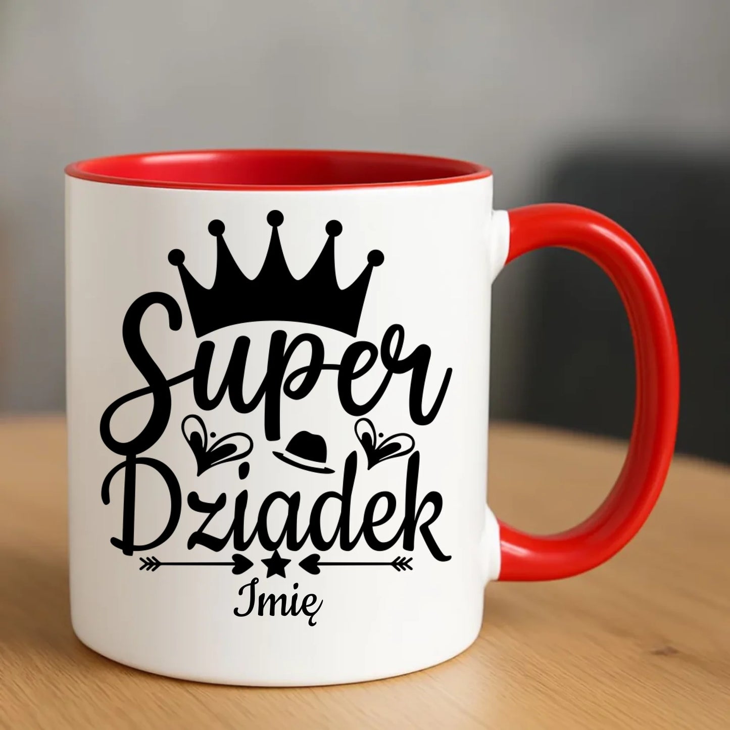 Kubek dla dziadka - Super Dziadek - personalizowany D03 - StoryCups.pl