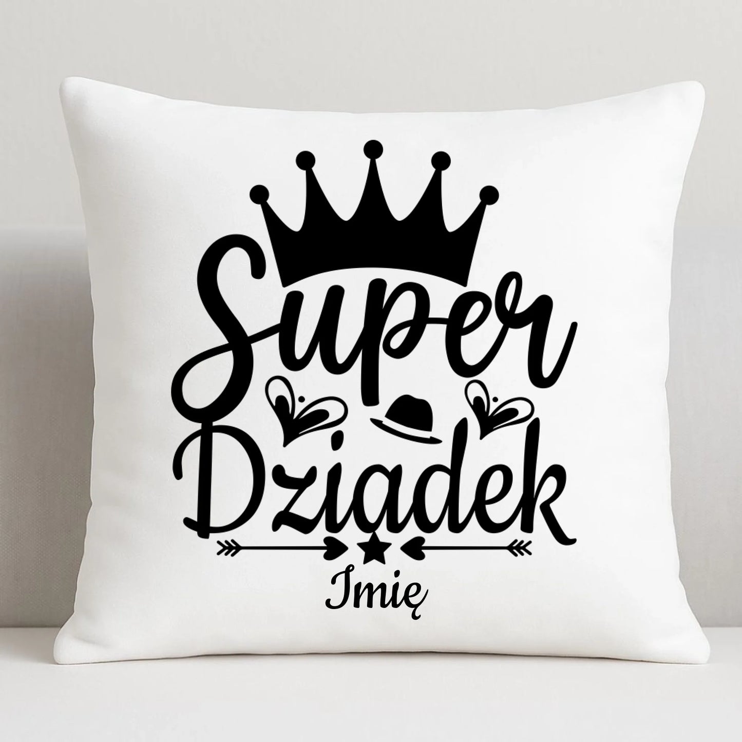 Poduszka dla dziadka - Super Dziadek - personalizowana D03 - StoryCups.pl