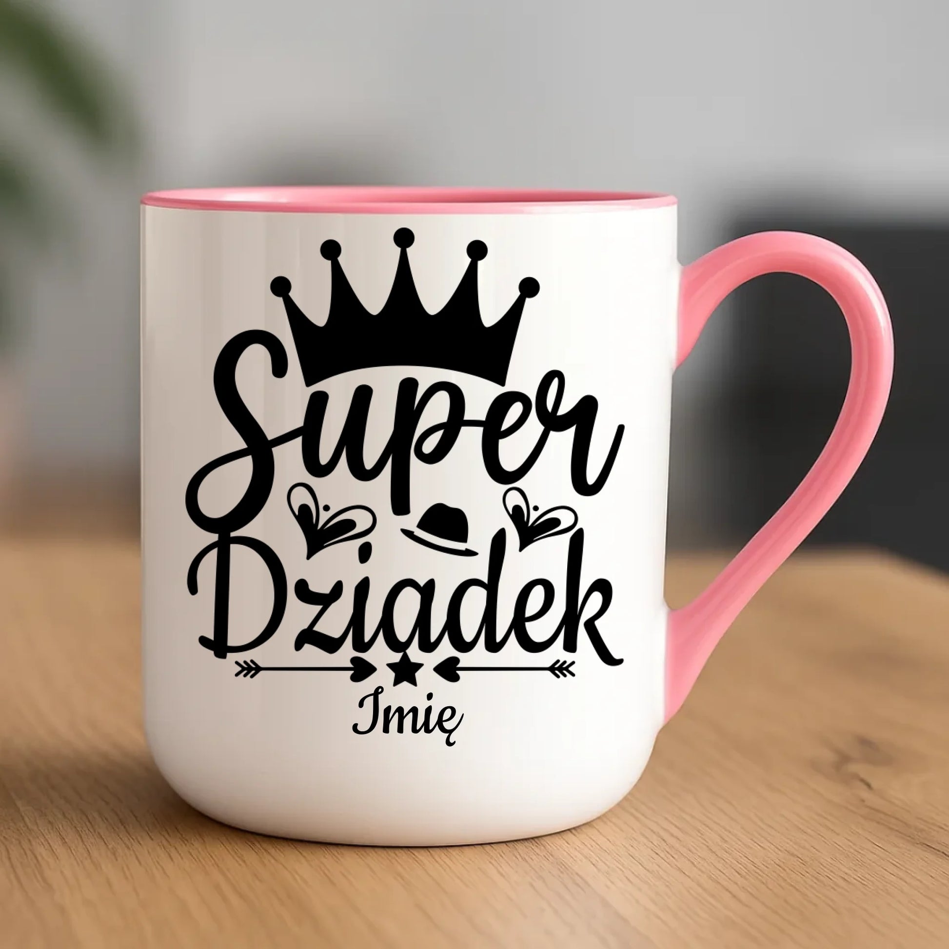 Kubek elegant dla dziadka - Super Dziadek - personalizowany D03 - StoryCups.pl