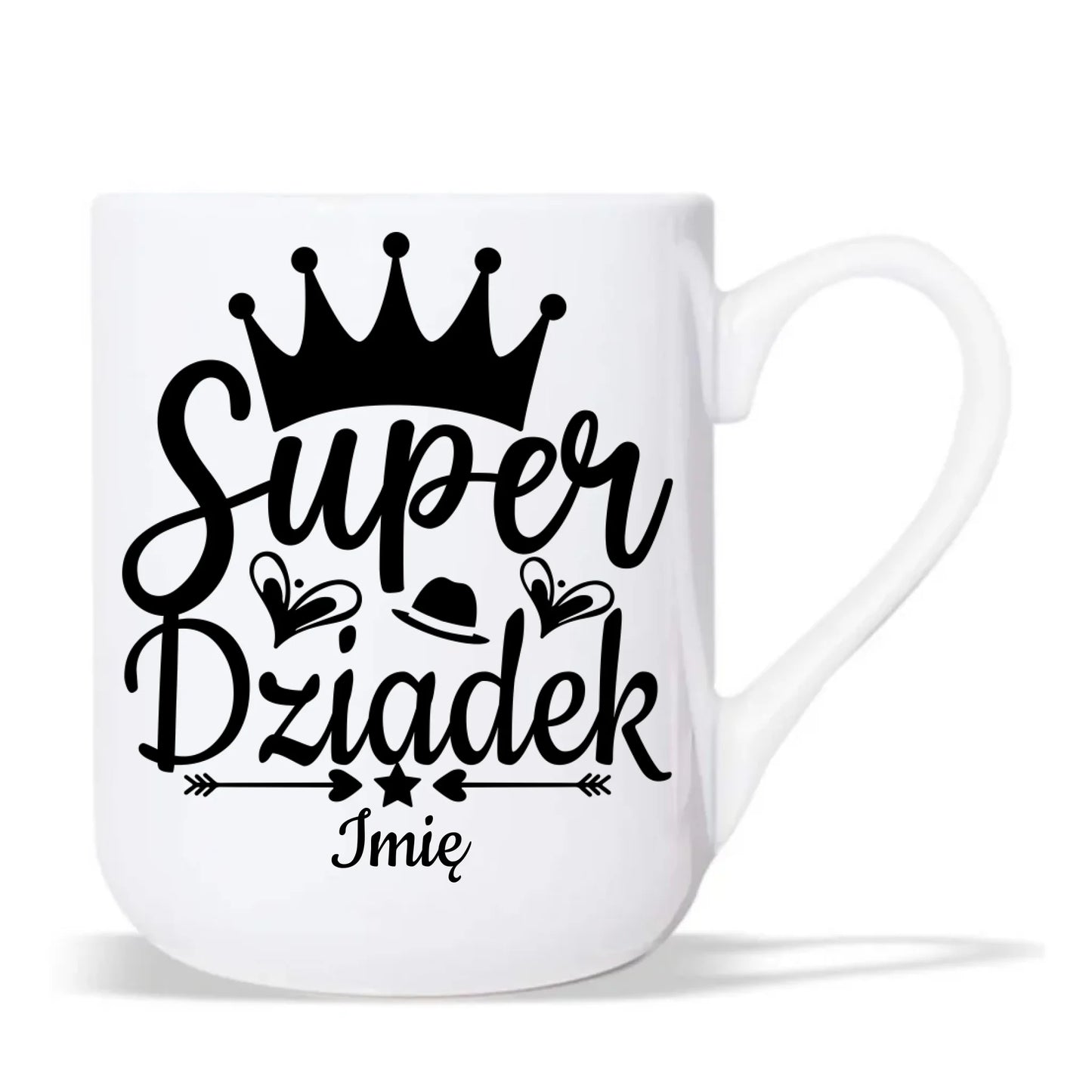 Kubek elegant dla dziadka - Super Dziadek - personalizowany D03 - StoryCups.pl