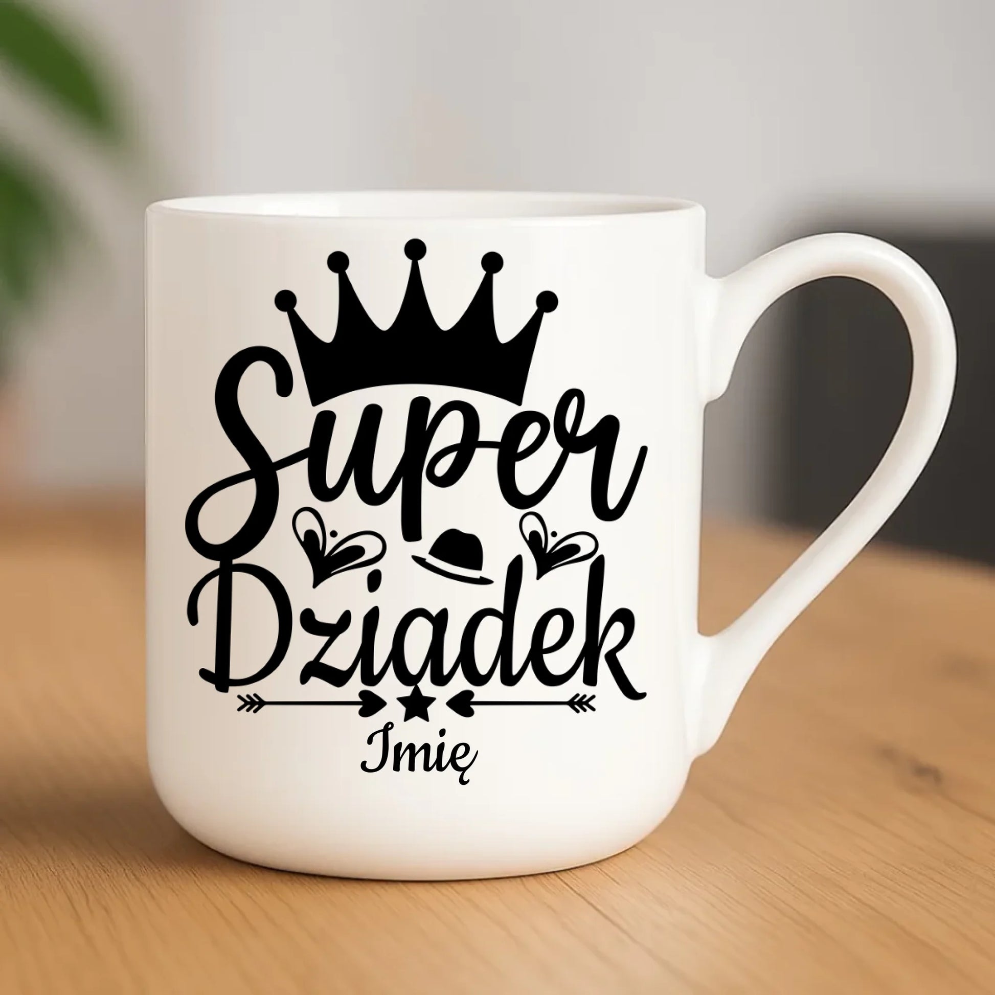 Kubek elegant dla dziadka - Super Dziadek - personalizowany D03 - StoryCups.pl