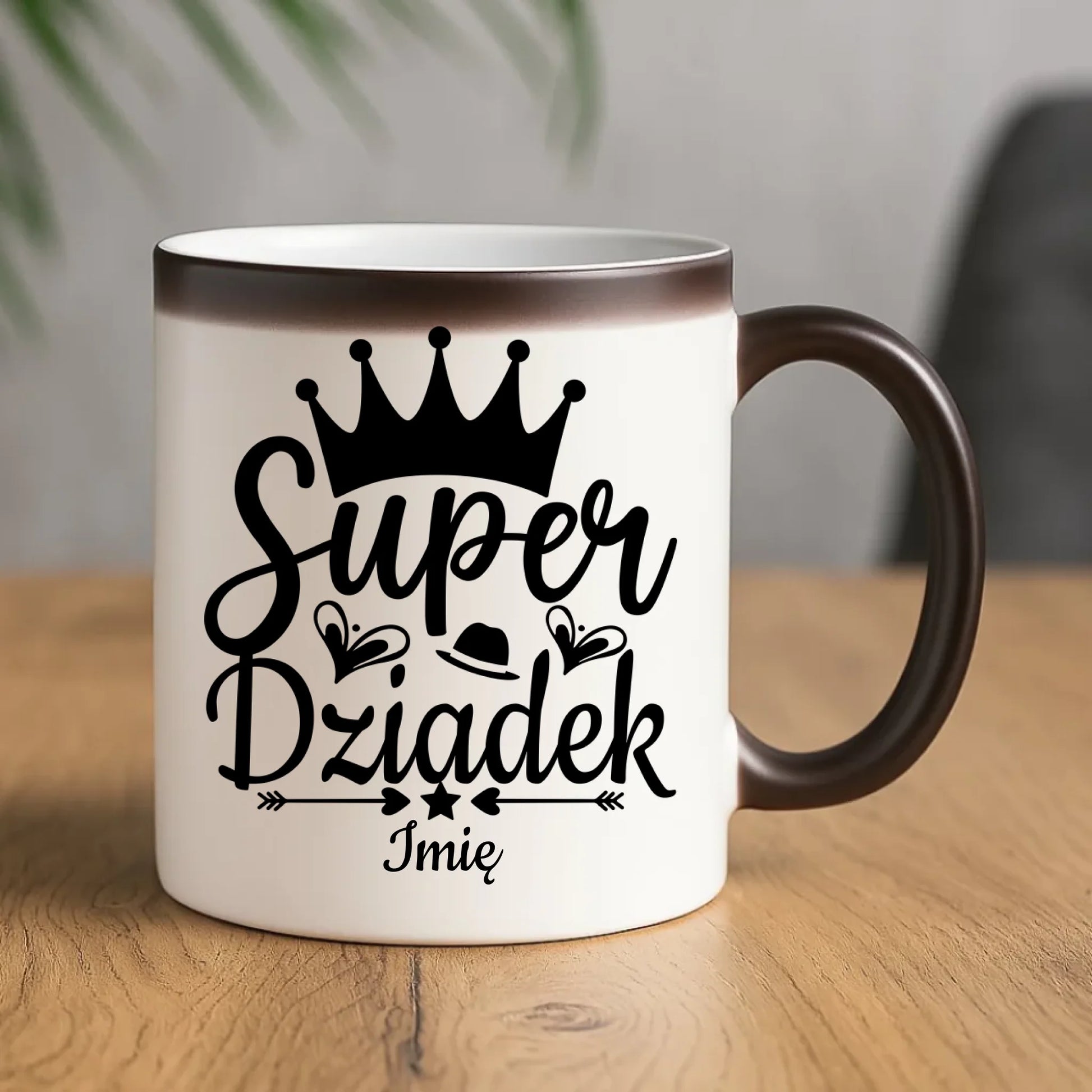 Kubek magiczny dla dziadka - Super Dziadek - personalizowany D03 - StoryCups.pl