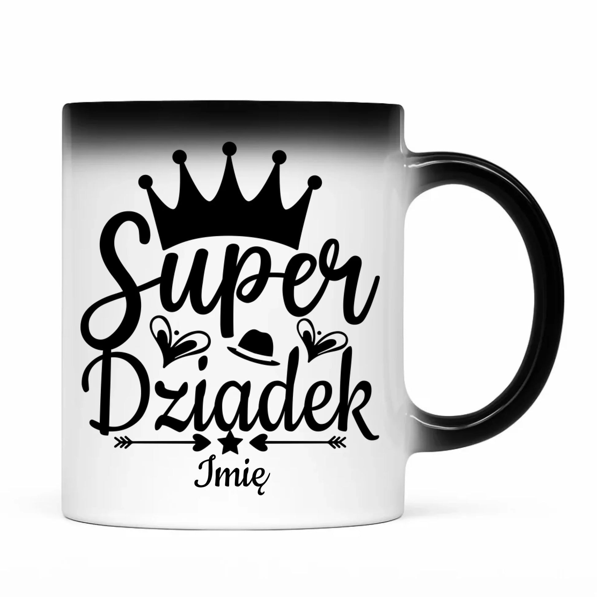 Kubek magiczny dla dziadka - Super Dziadek - personalizowany D03 - StoryCups.pl