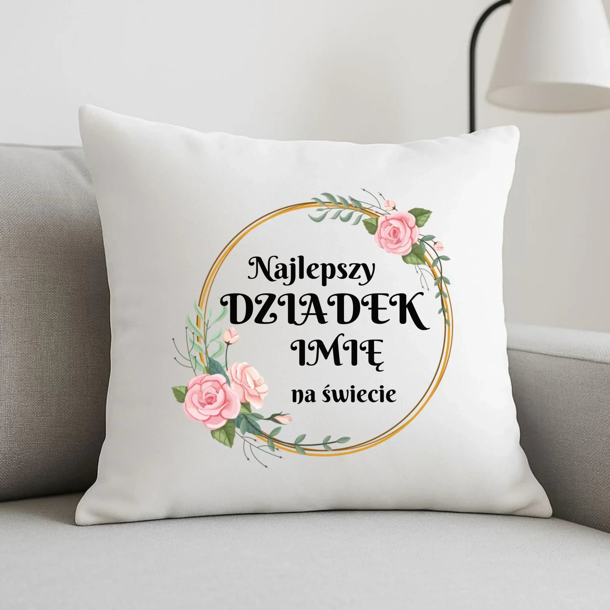 Poduszka dla dziadka - Najlepszy dziadek na Świecie - personalizowana D04 - StoryCups.pl