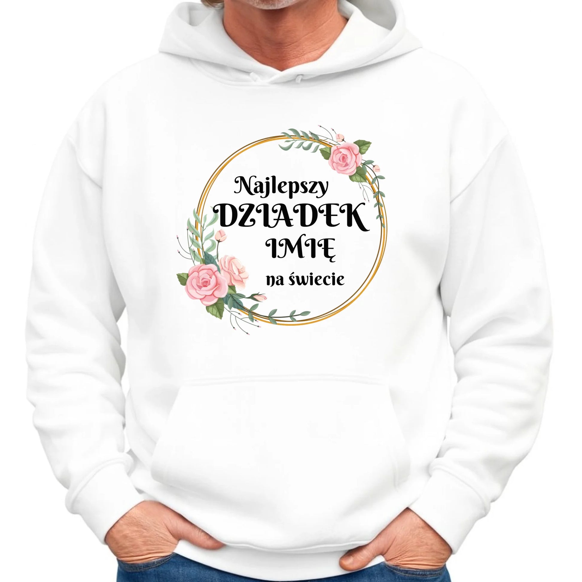 Bluza z kapturem - Najlepszy dziadek na Świecie - personalizowana D04 - StoryCups.pl