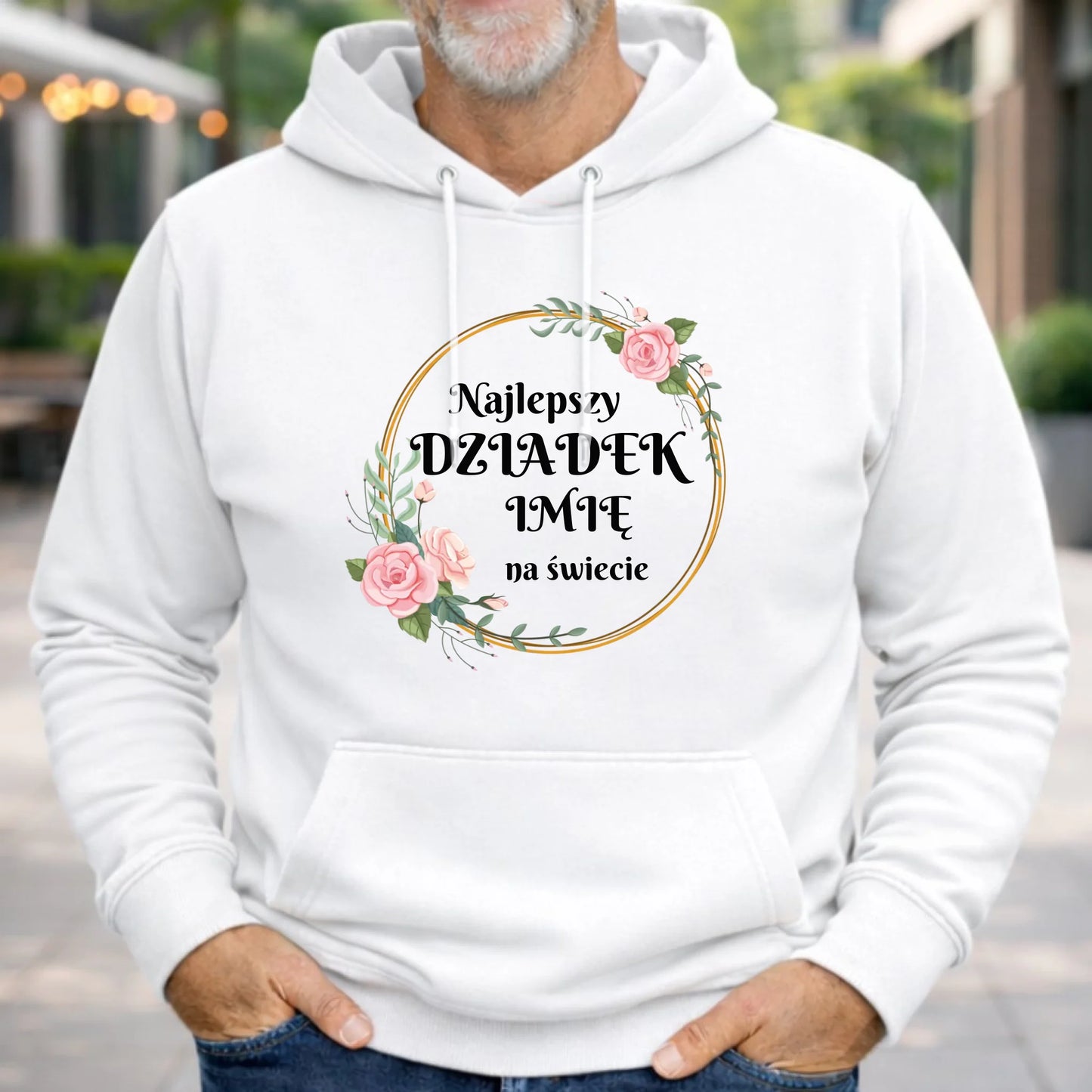 Bluza z kapturem - Najlepszy dziadek na Świecie - personalizowana D04 - StoryCups.pl