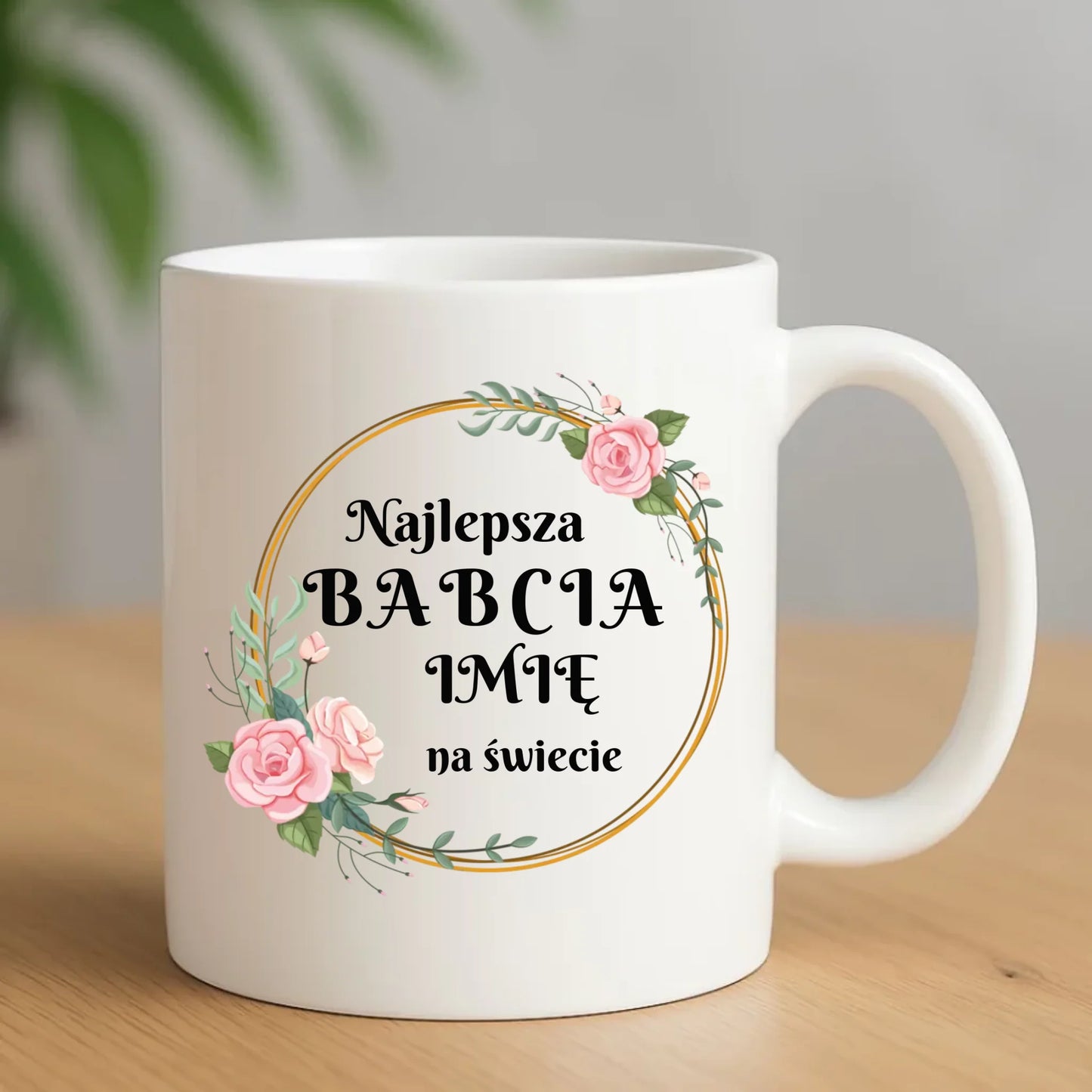 Kubek dla babci - Najlepsza babcia na Świecie - personalizowany B04 - StoryCups.pl