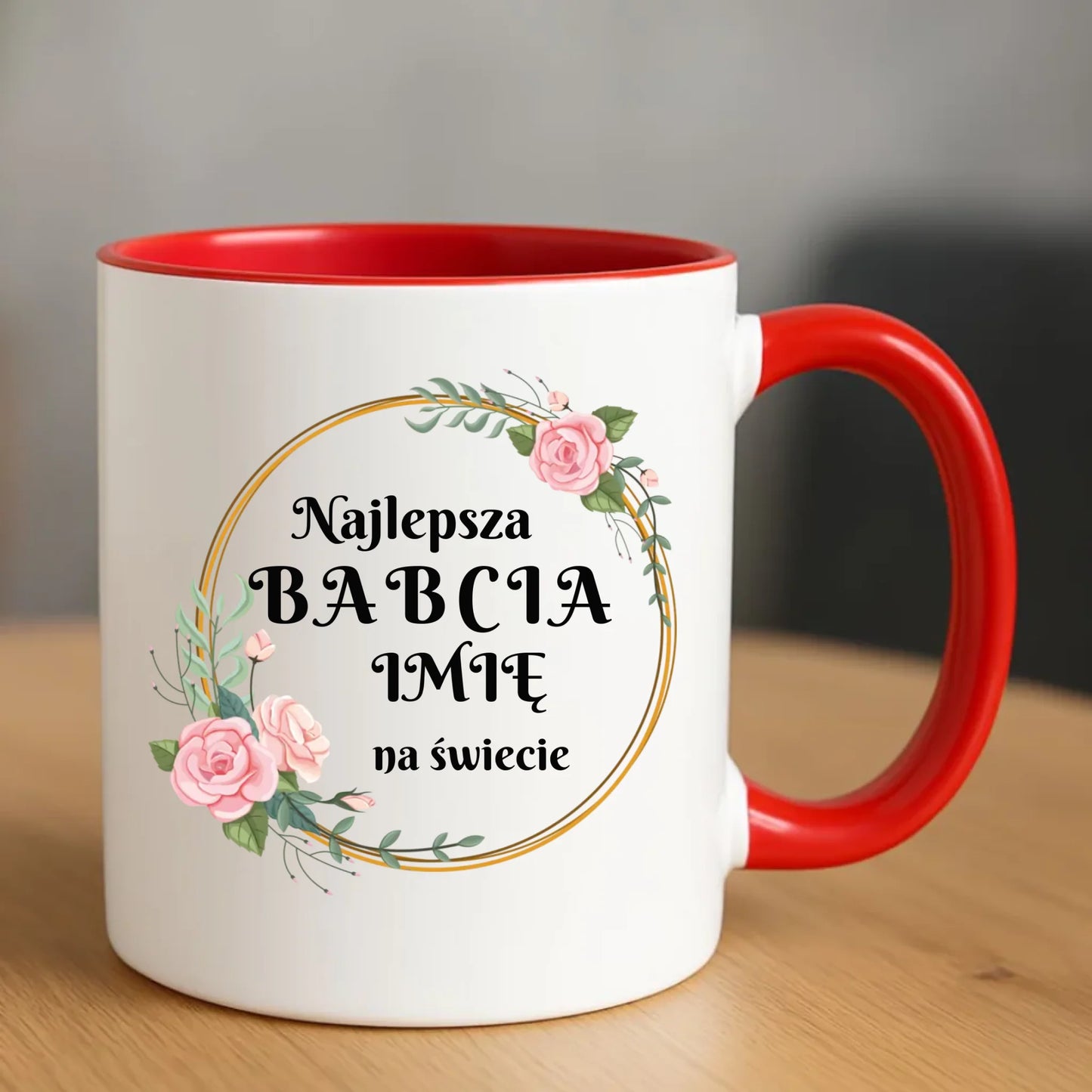 Kubek dla babci - Najlepsza babcia na Świecie - personalizowany B04 - StoryCups.pl