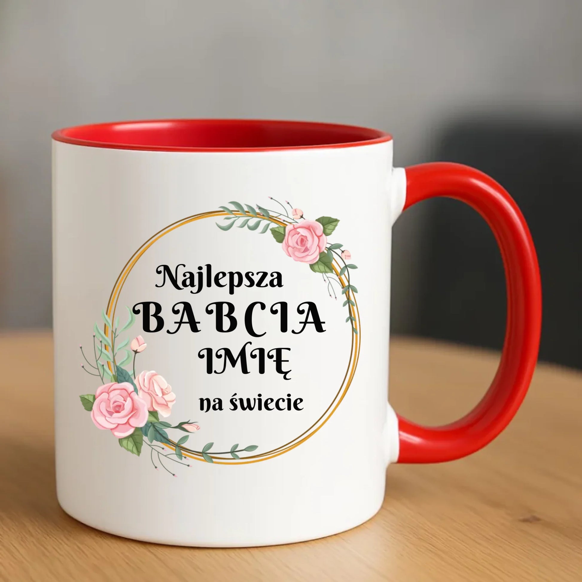 Kubek dla babci - Najlepsza babcia na Świecie - personalizowany B04 - StoryCups.pl