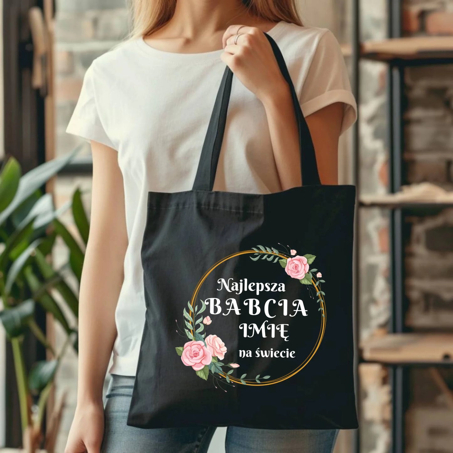 Torba dla babci - Najlepsza babcia na Świecie - personalizowana B04 - StoryCups.pl