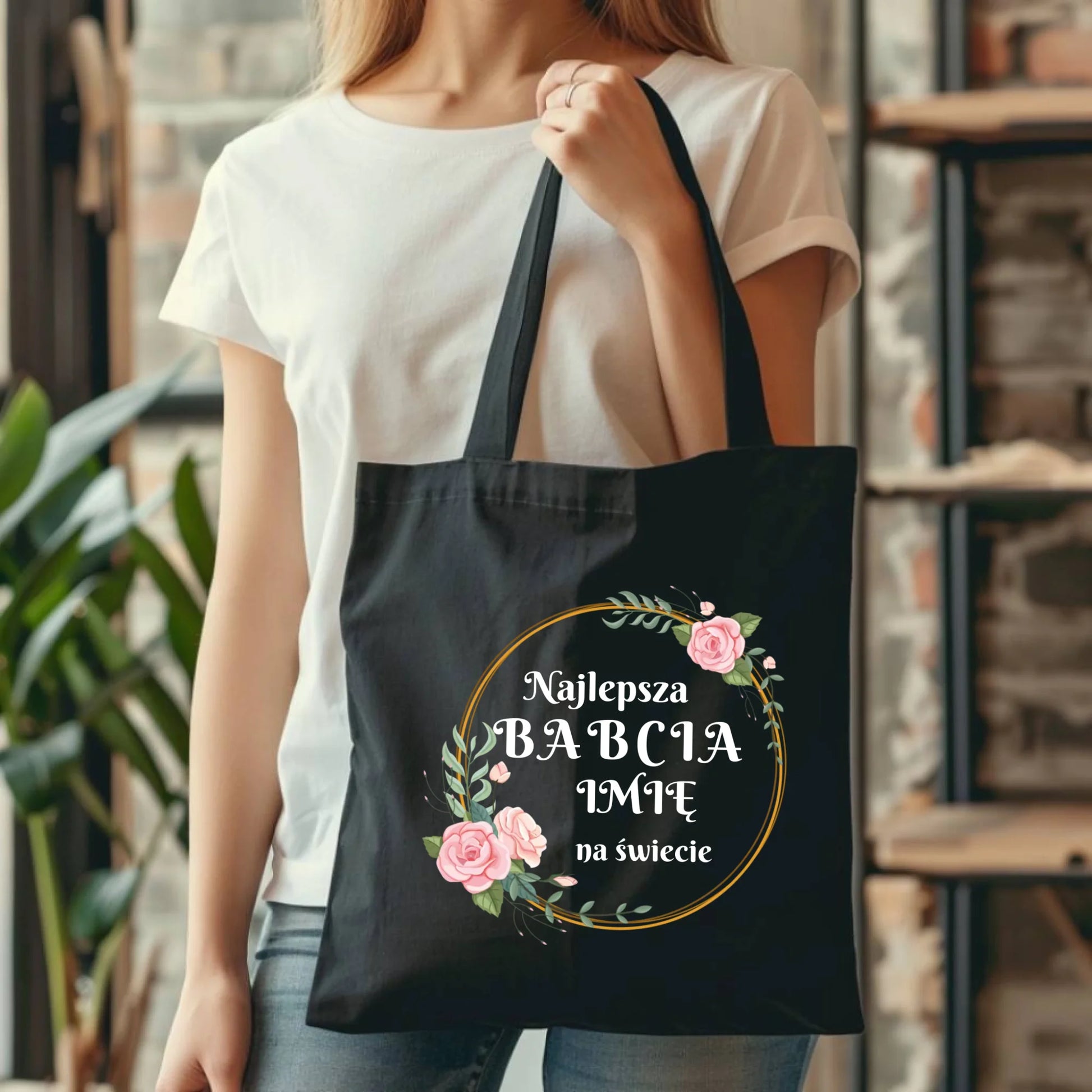 Torba dla babci - Najlepsza babcia na Świecie - personalizowana B04 - StoryCups.pl