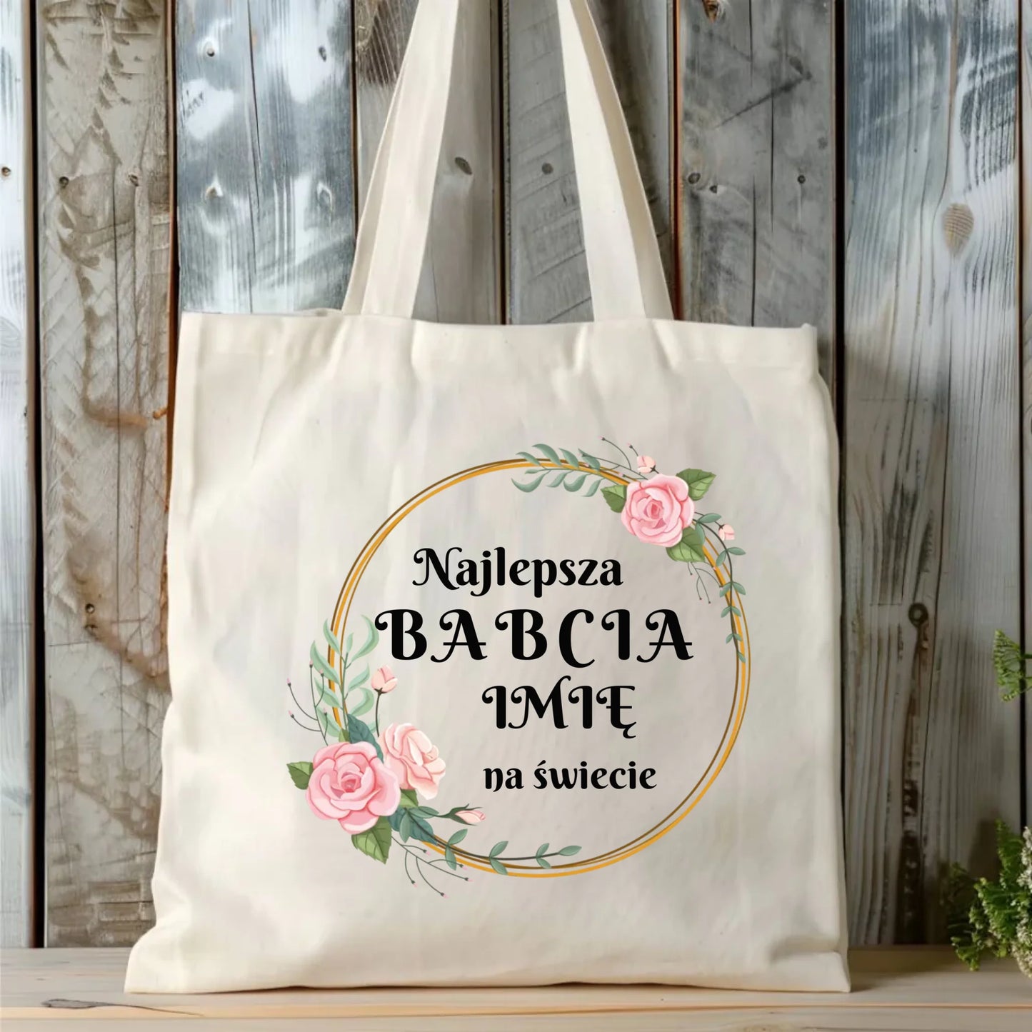 Torba dla babci - Najlepsza babcia na Świecie - personalizowana B04 - StoryCups.pl