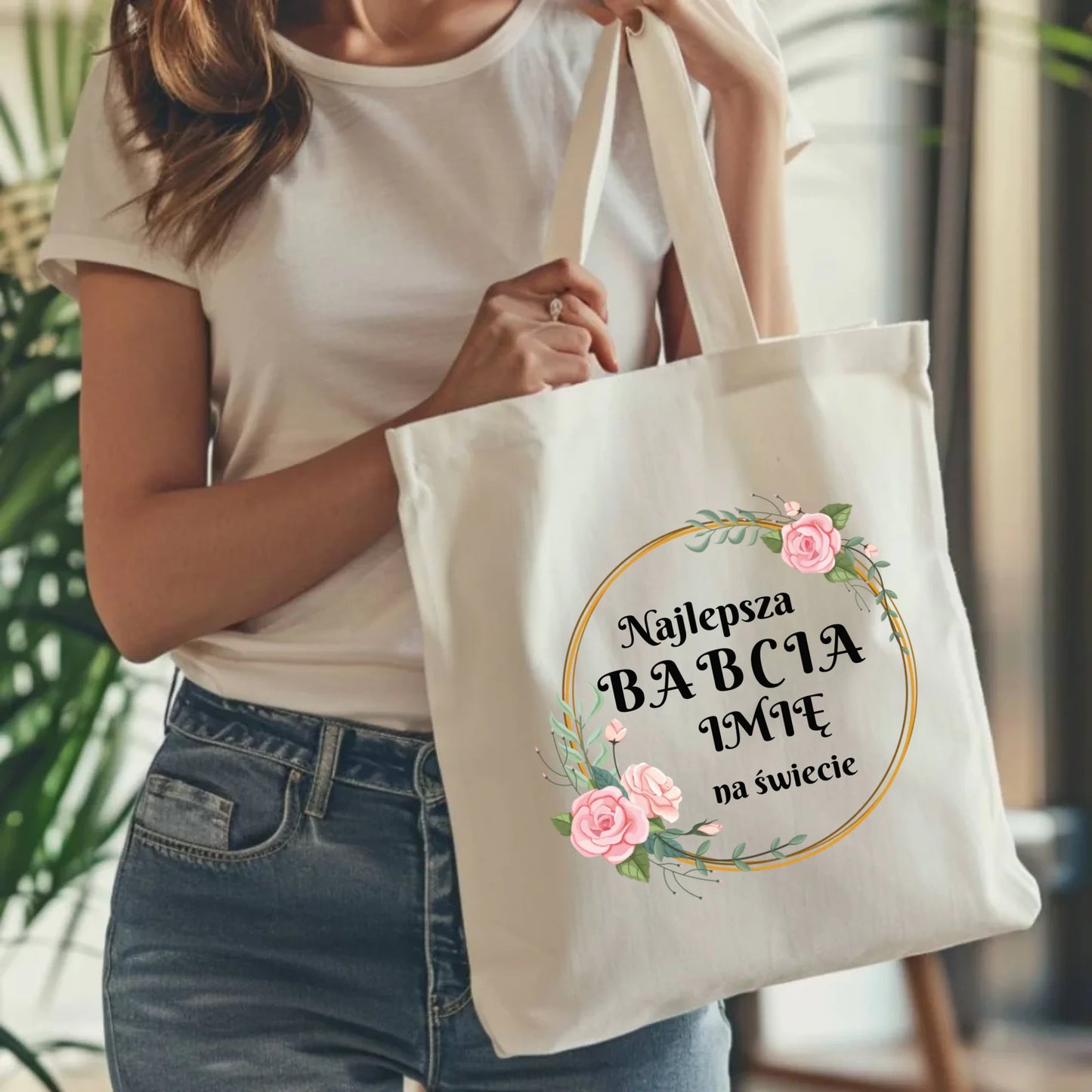 Torba dla babci - Najlepsza babcia na Świecie - personalizowana B04 - StoryCups.pl