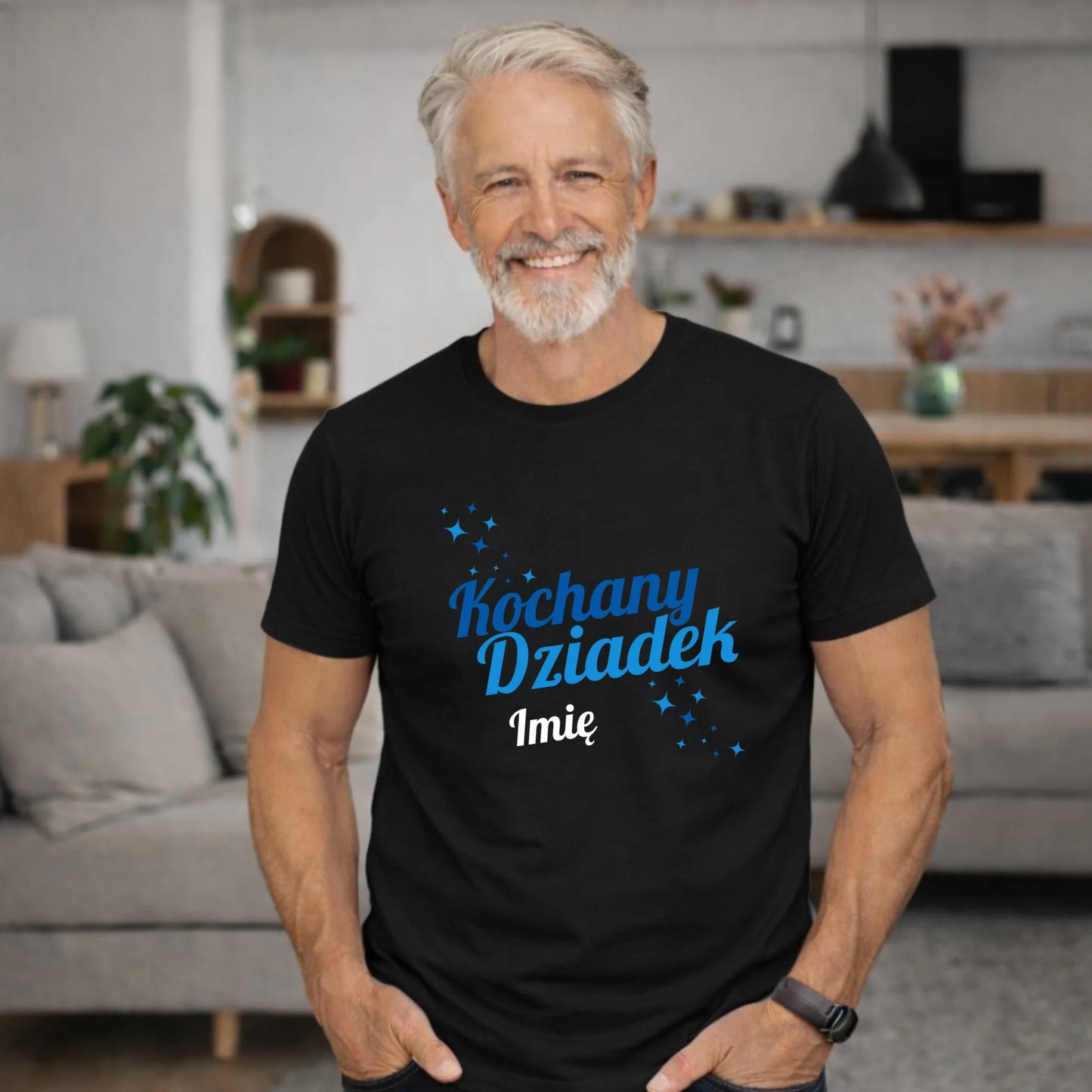 Koszulka dla dziadka - Kochany Dziadek - personalizowana D05 - StoryCups.pl