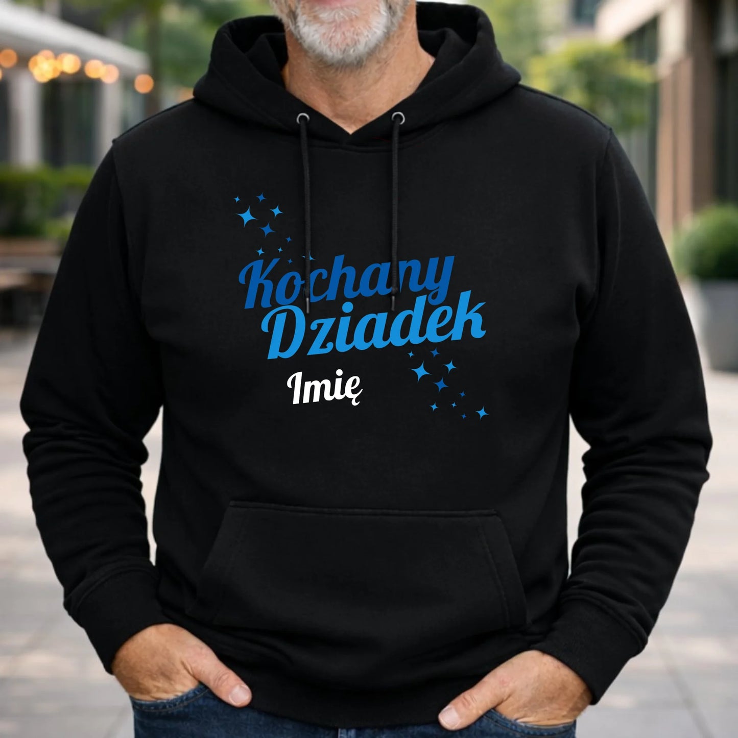 Bluza z kapturem dla dziadka - Kochany Dziadek - personalizowana D05 - StoryCups.pl