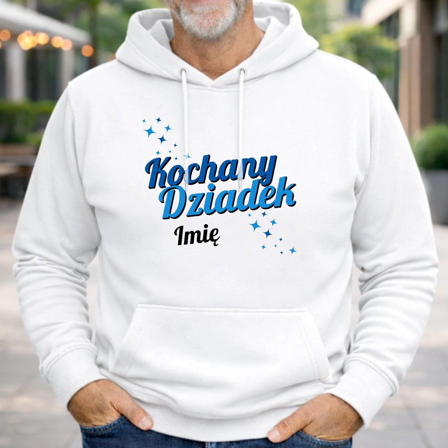 Bluza z kapturem dla dziadka - Kochany Dziadek - personalizowana D05 - StoryCups.pl