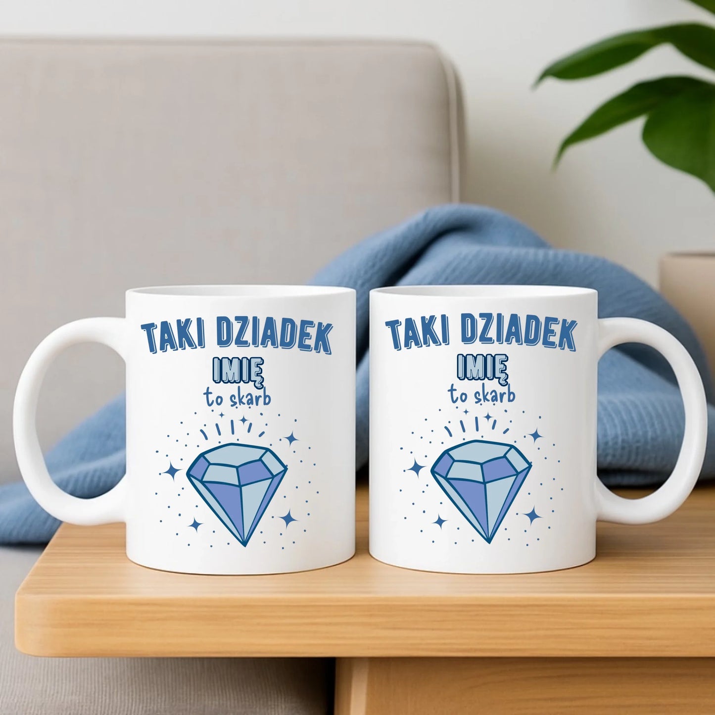 Kubek dla dziadka - Taki Dziadek to skarb - personalizowany D06 - StoryCups.pl