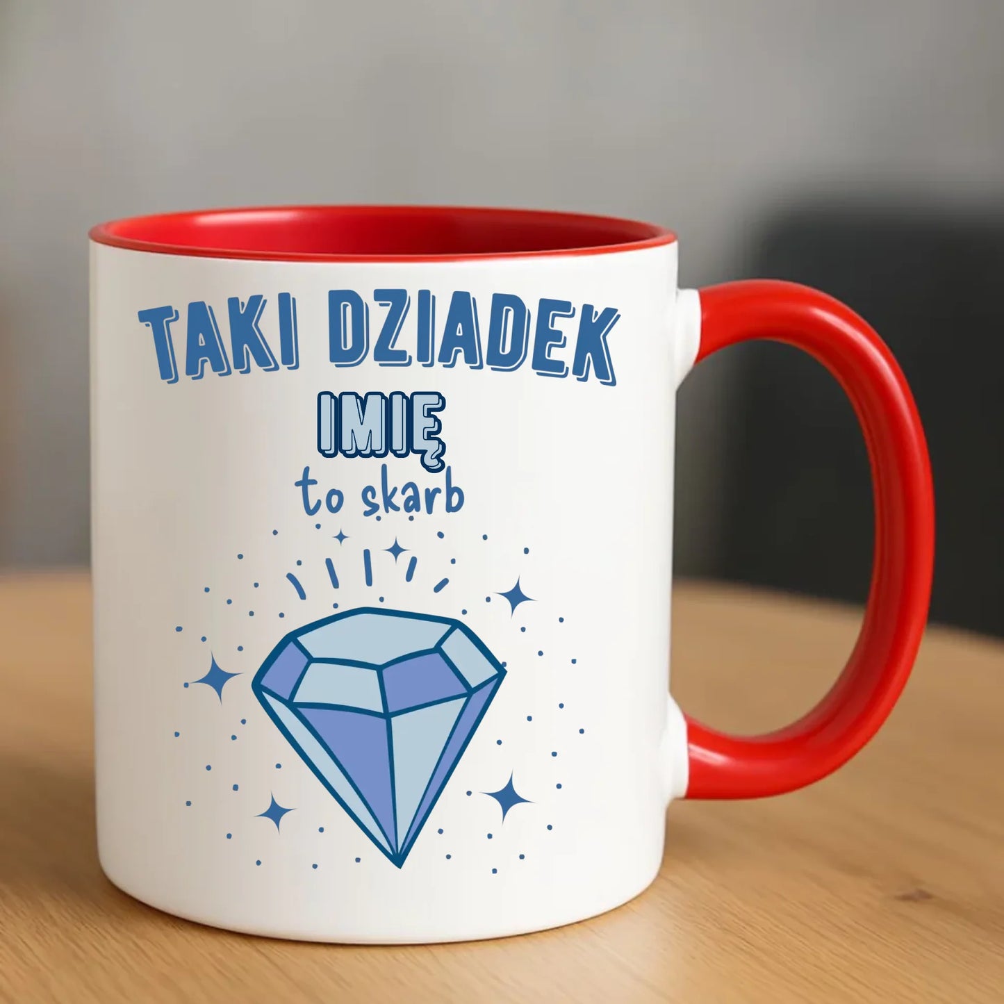 Kubek dla dziadka - Taki Dziadek to skarb - personalizowany D06 - StoryCups.pl