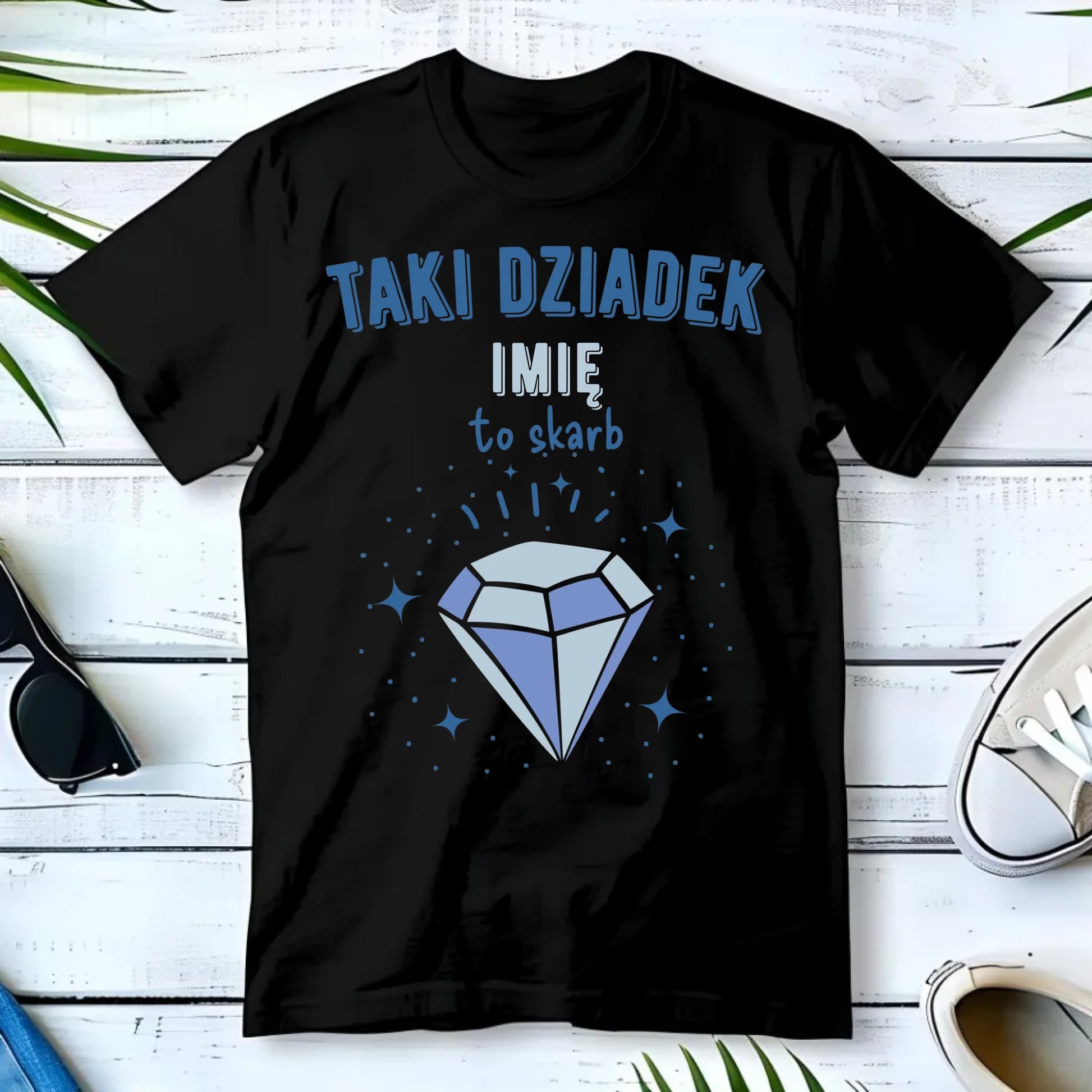 Koszulka dla dziadka - Taki Dziadek to skarb - personalizowana D06 - StoryCups.pl