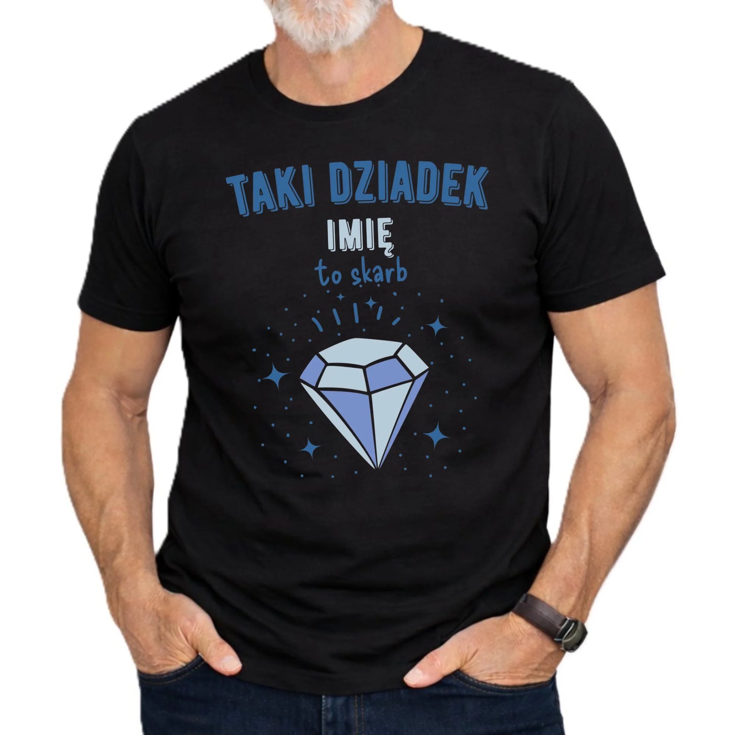 Koszulka dla dziadka - Taki Dziadek to skarb - personalizowana D06 - StoryCups.pl