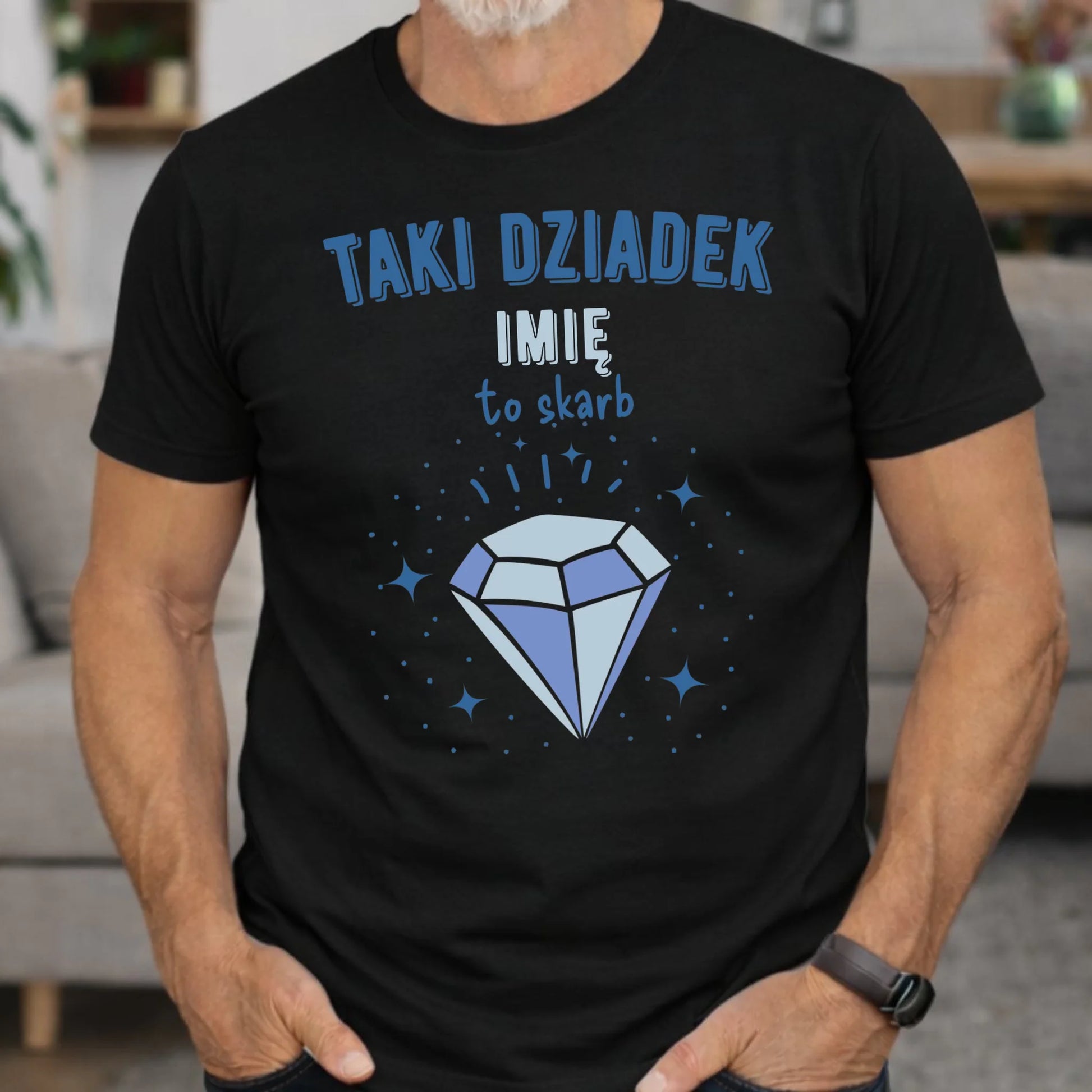 Koszulka dla dziadka - Taki Dziadek to skarb - personalizowana D06 - StoryCups.pl