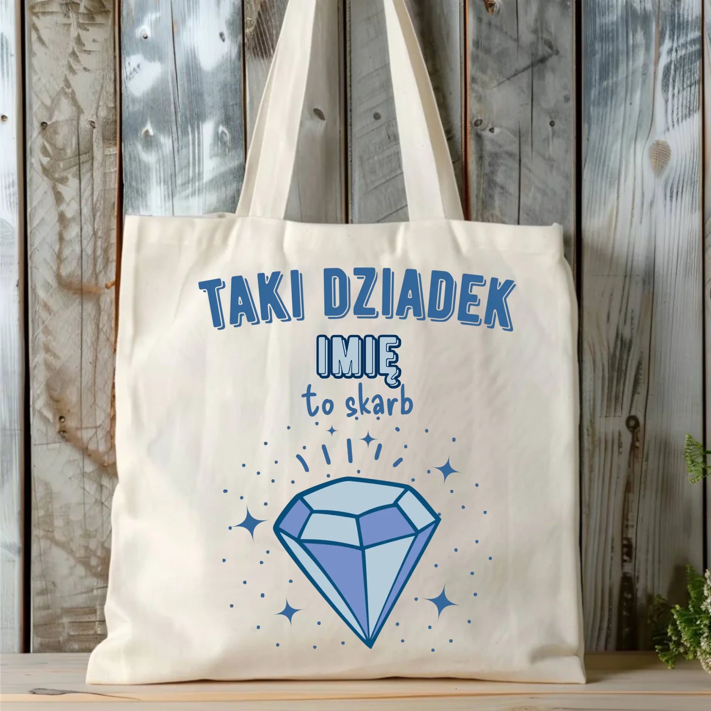 Torba dla dziadka - Taki Dziadek to skarb - personalizowana D06 - StoryCups.pl