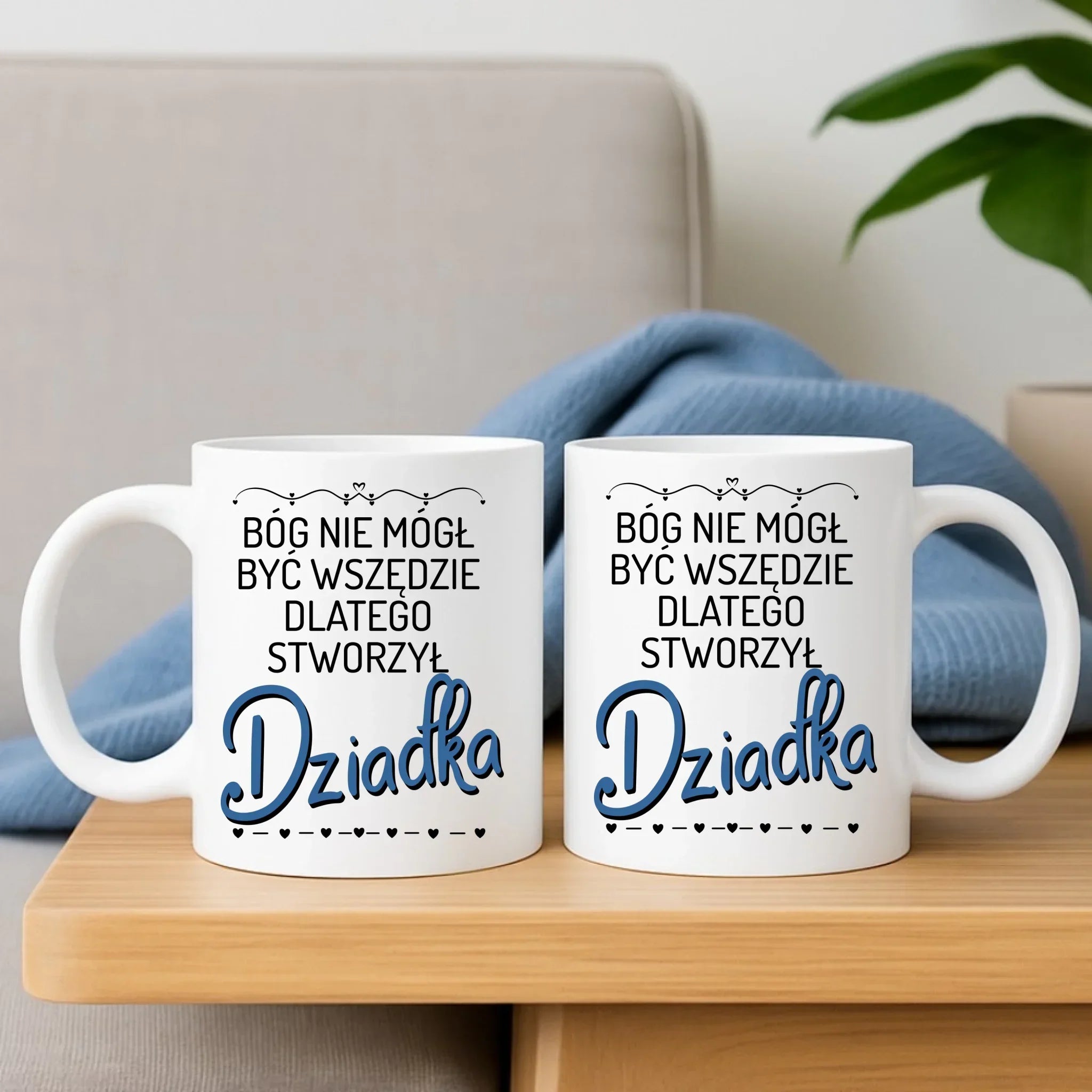 Kubek dla dziadka - Bóg nie mógł być wszędzie dlatego stworzył dziadka D09 - StoryCups.pl