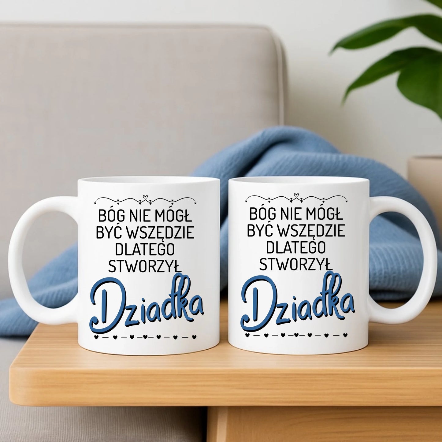 Kubek dla dziadka - Bóg nie mógł być wszędzie dlatego stworzył dziadka D09 - StoryCups.pl