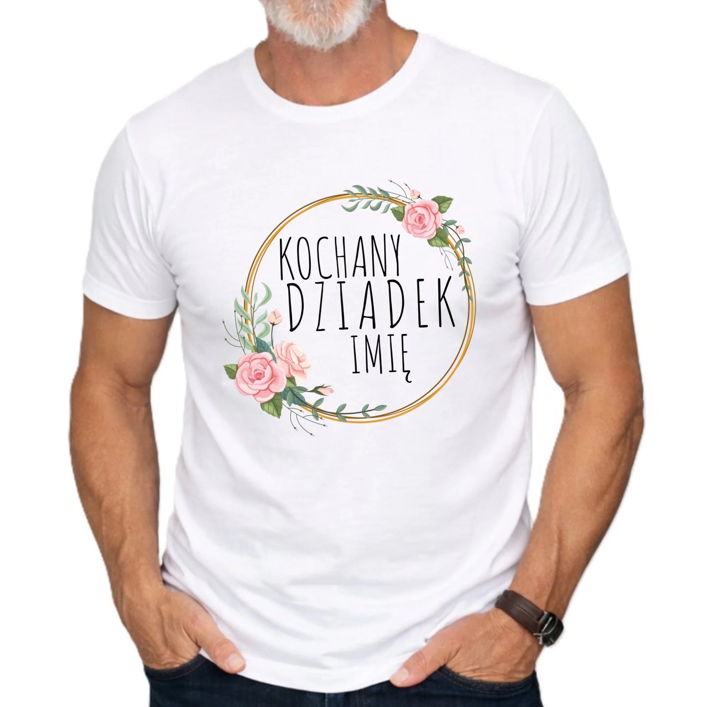 Koszulka dla dziadka - Kochany Dziadek - personalizowana D10 - StoryCups.pl