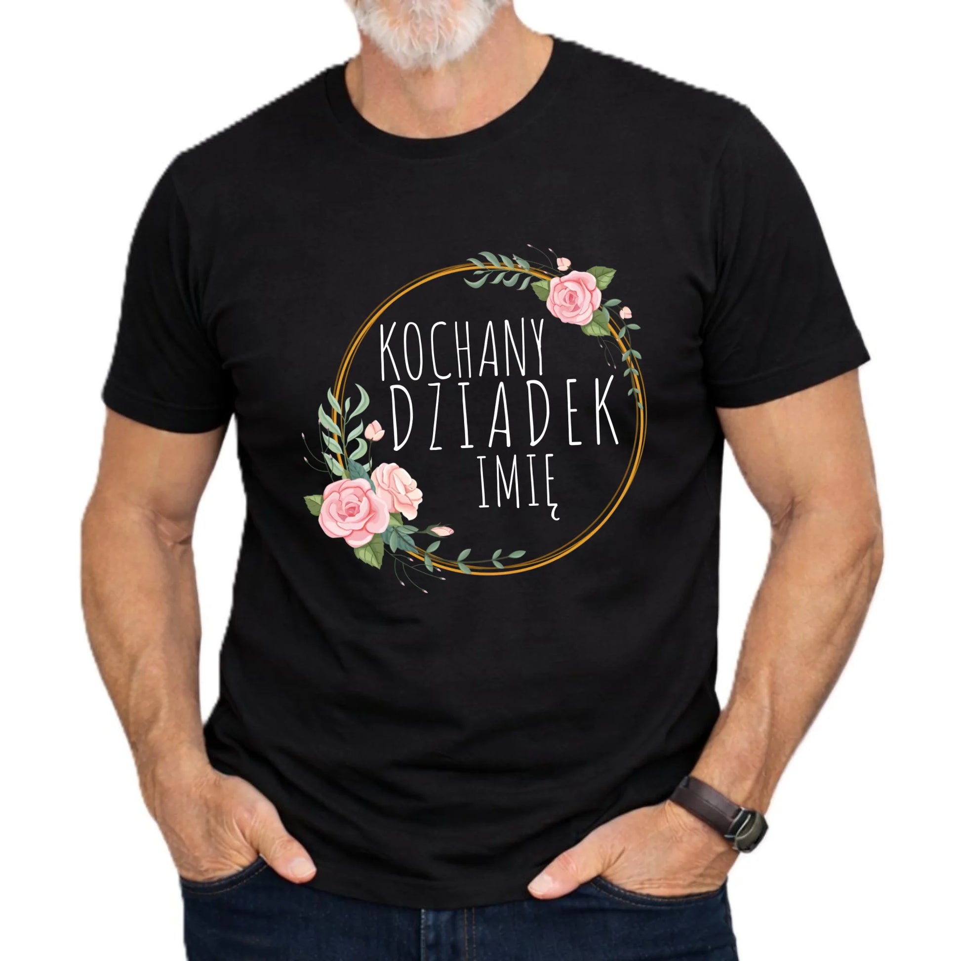 Koszulka dla dziadka - Kochany Dziadek - personalizowana D10 - StoryCups.pl