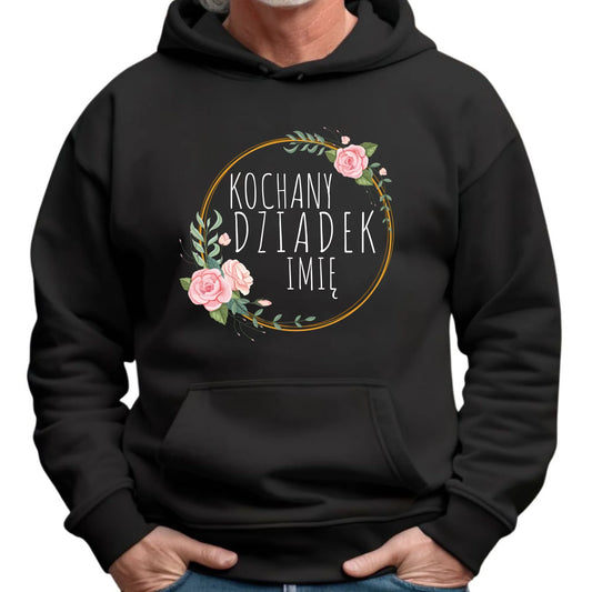 Bluza z kapturem dla dziadka - Kochany Dziadek - personalizowana D10 - StoryCups.pl
