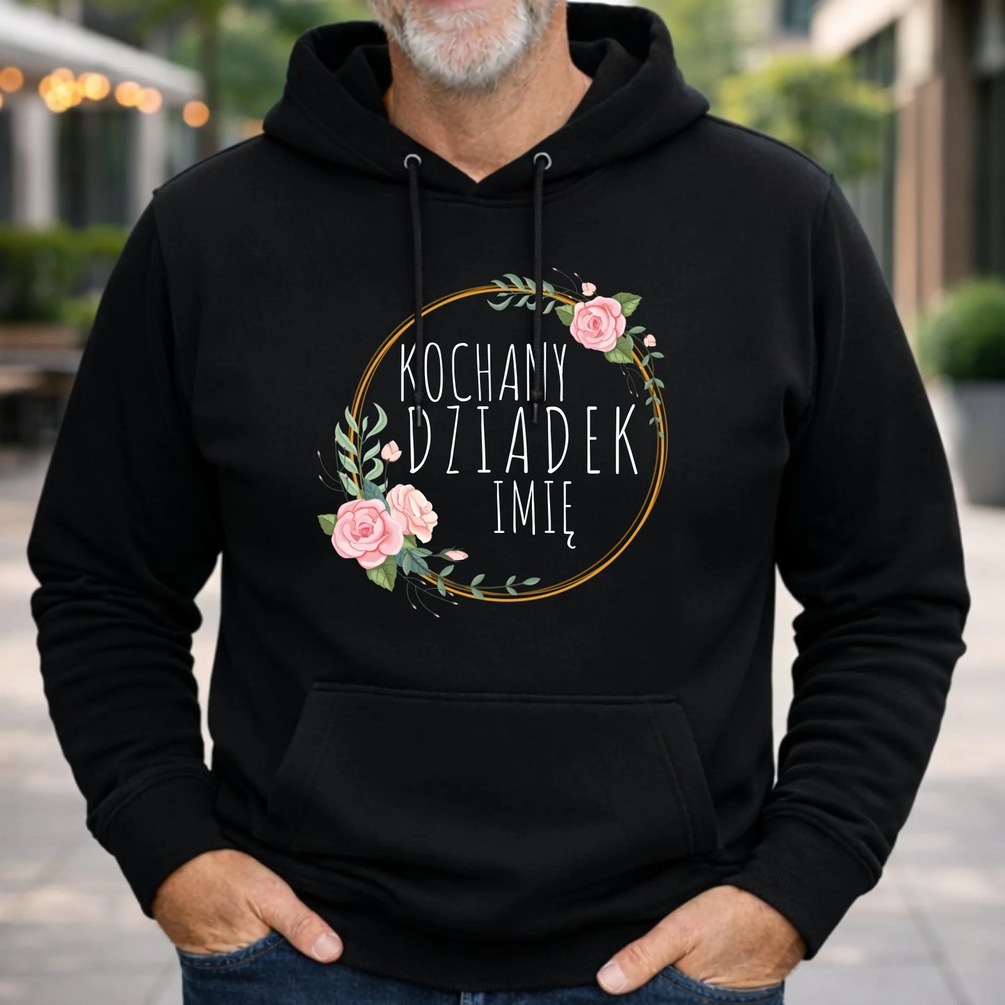 Bluza z kapturem dla dziadka - Kochany Dziadek - personalizowana D10 - StoryCups.pl