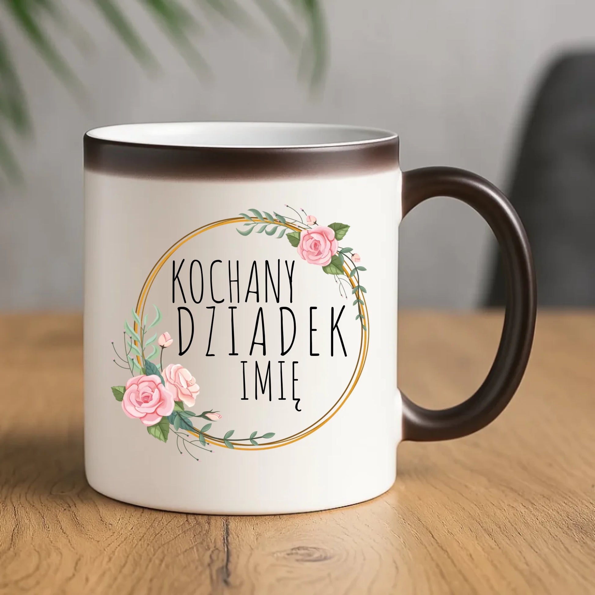 Kubek magiczny dla dziadka - Kochany Dziadek - personalizowany D10 - StoryCups.pl
