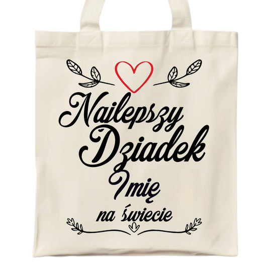 Torba dla dziadka - Najlepszy dziadek na Świecie - personalizowana D12 - StoryCups.pl