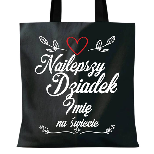 Torba dla dziadka - Najlepszy dziadek na Świecie - personalizowana D12 - StoryCups.pl