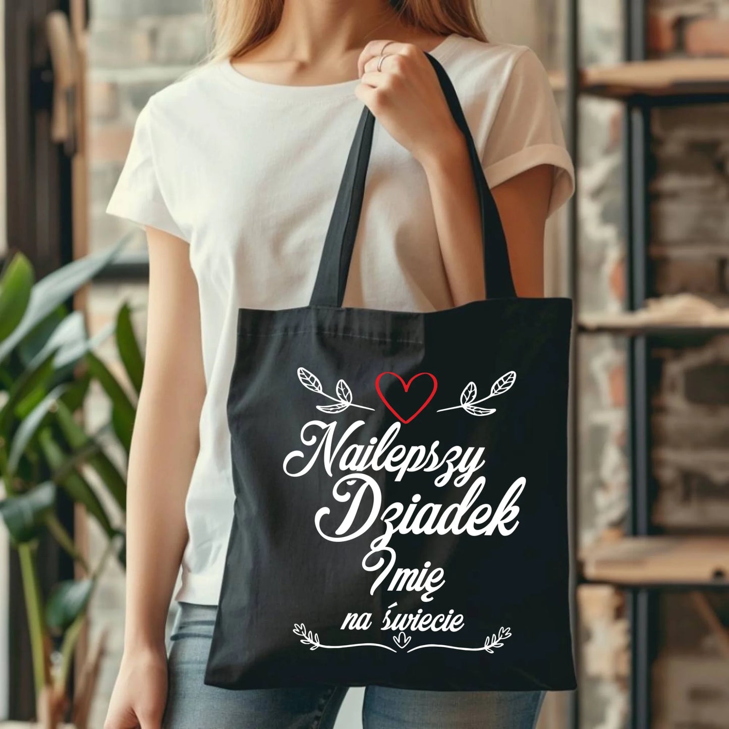 Torba dla dziadka - Najlepszy dziadek na Świecie - personalizowana D12 - StoryCups.pl