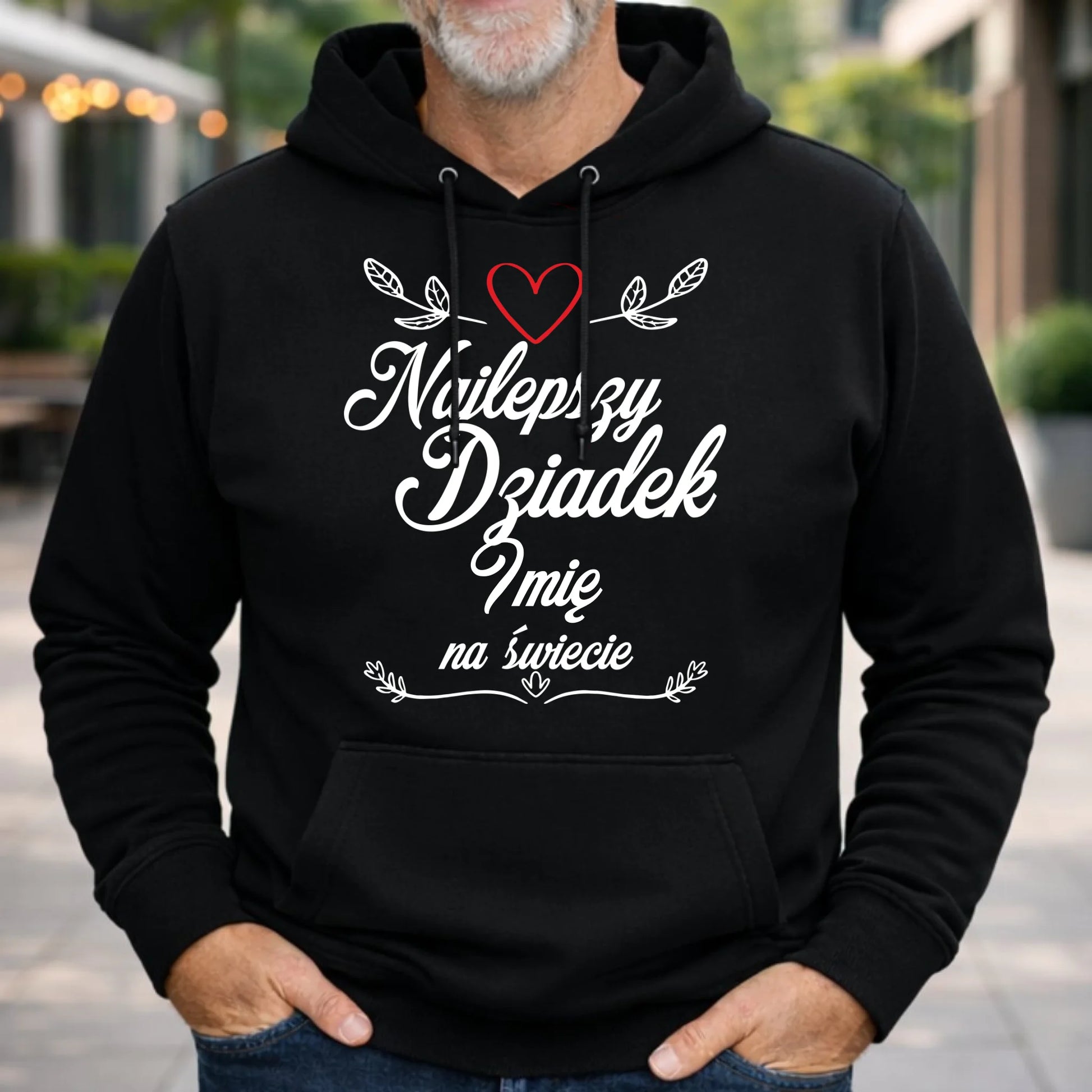 Bluza z kapturem dla dziadka - Najlepszy dziadek na Świecie - personalizowana D12 - StoryCups.pl