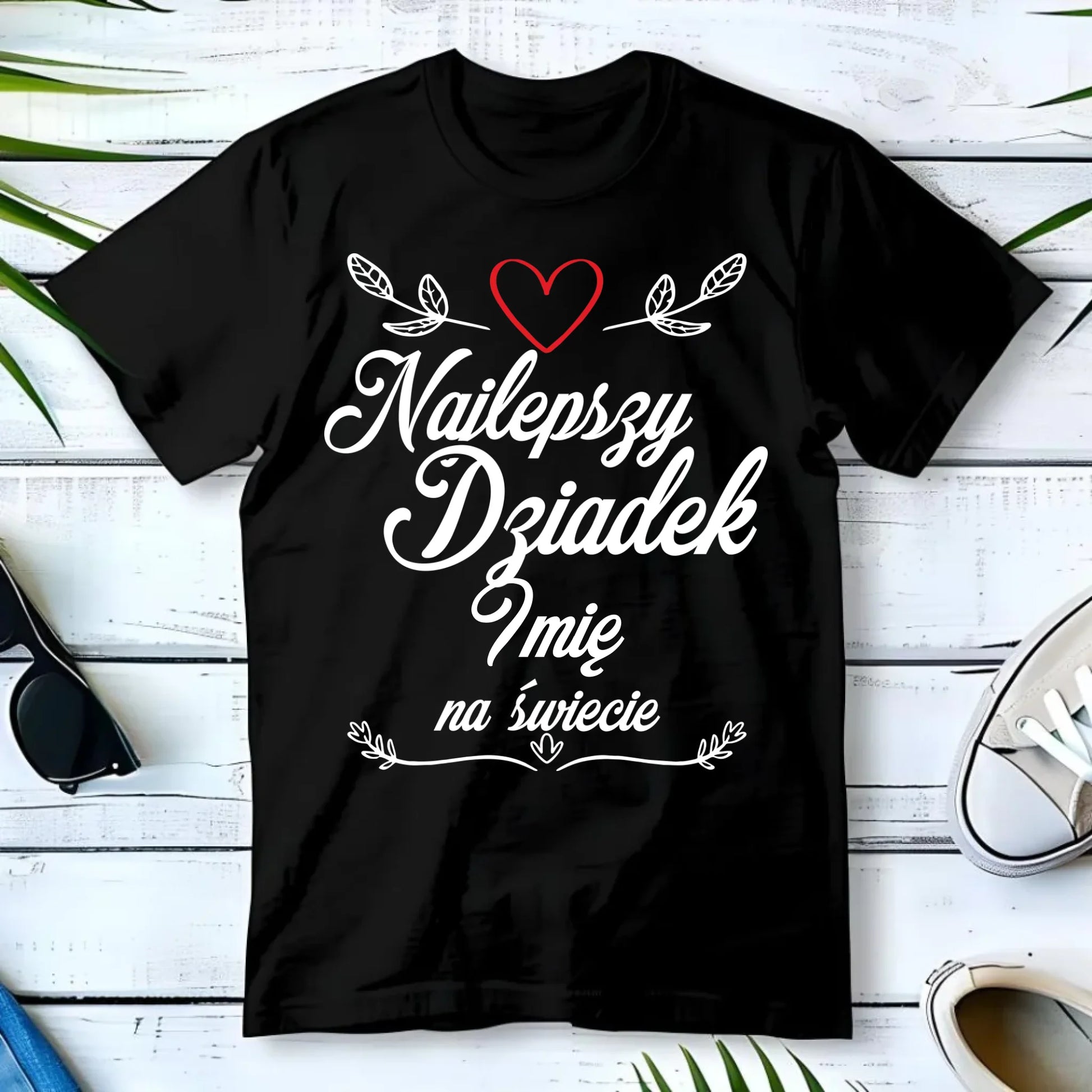 Koszulka dla dziadka - Najlepszy dziadek na Świecie - personalizowana D12 - StoryCups.pl