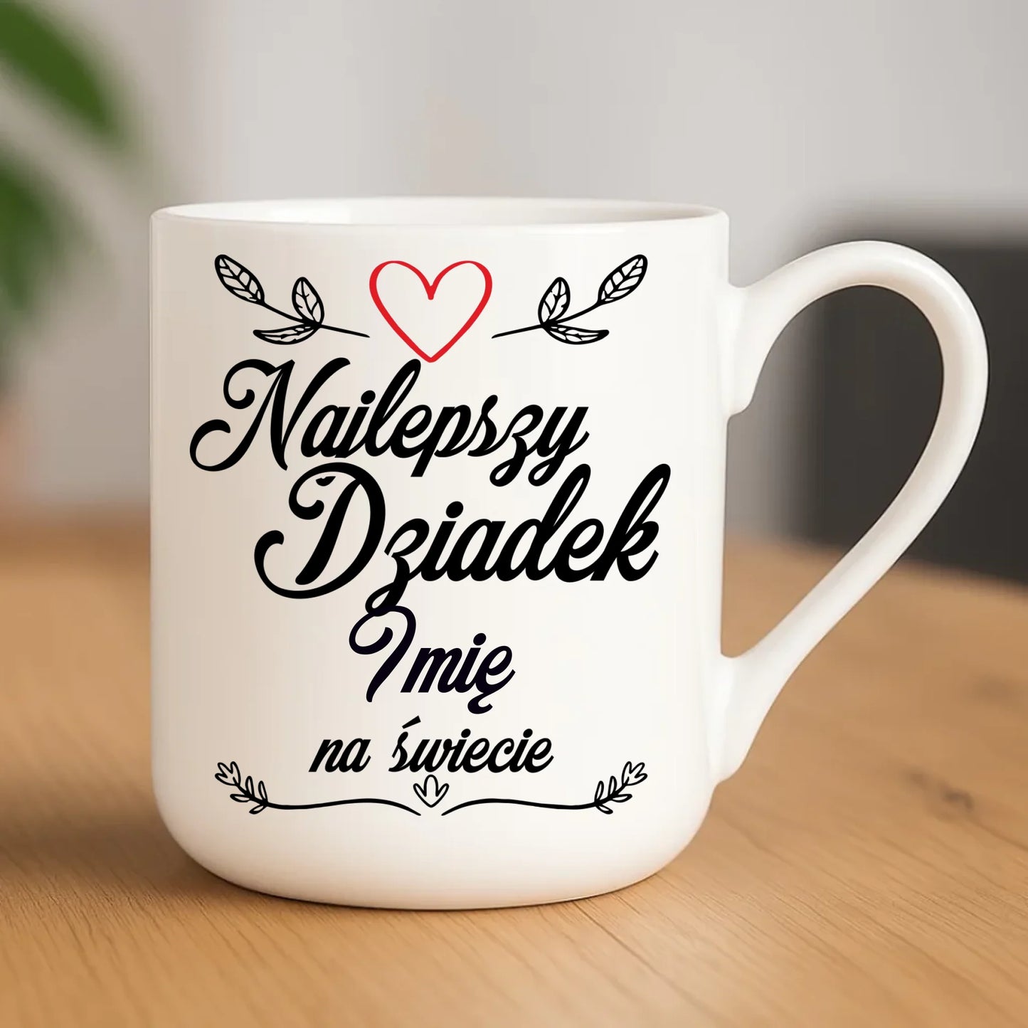 Kubek elegant dla dziadka - Najlepszy dziadek na Świecie - personalizowany D12 - StoryCups.pl
