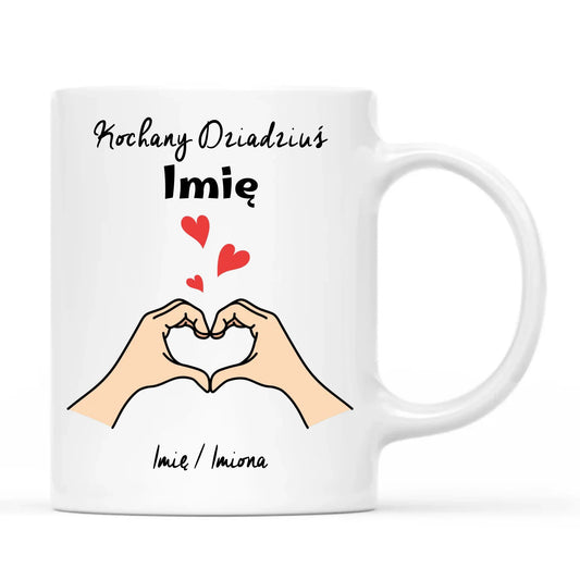 Kubek dla dziadka - Kochany Dziadek podpis - personalizowany D13 - StoryCups.pl