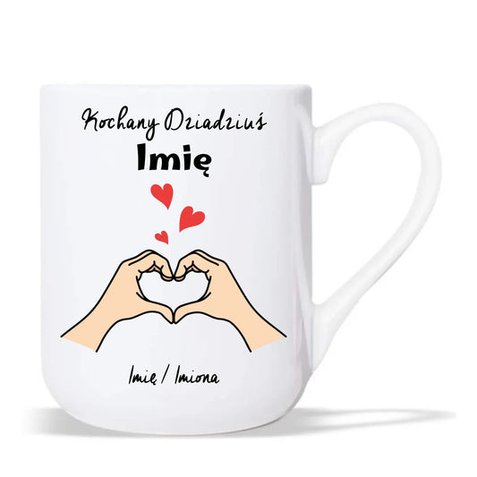 Kubek elegant dla dziadka - Kochany Dziadek podpis - personalizowany D13 - StoryCups.pl