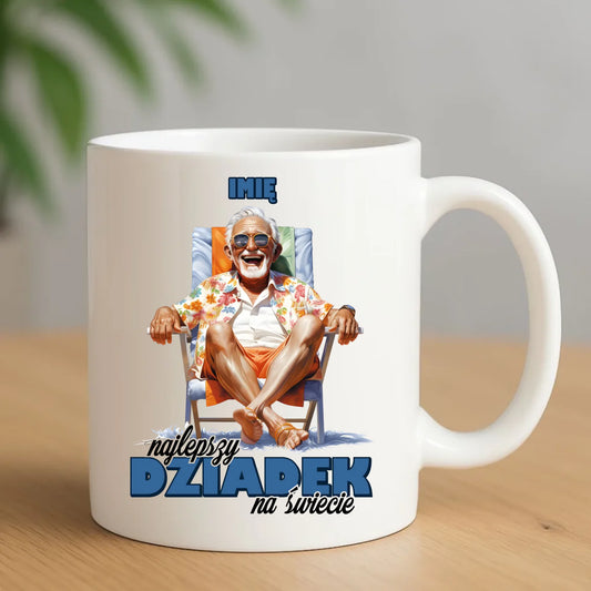 Kubek dla dziadka - Najlepszy Dziadek na świecie - personalizowany D14 - StoryCups.pl