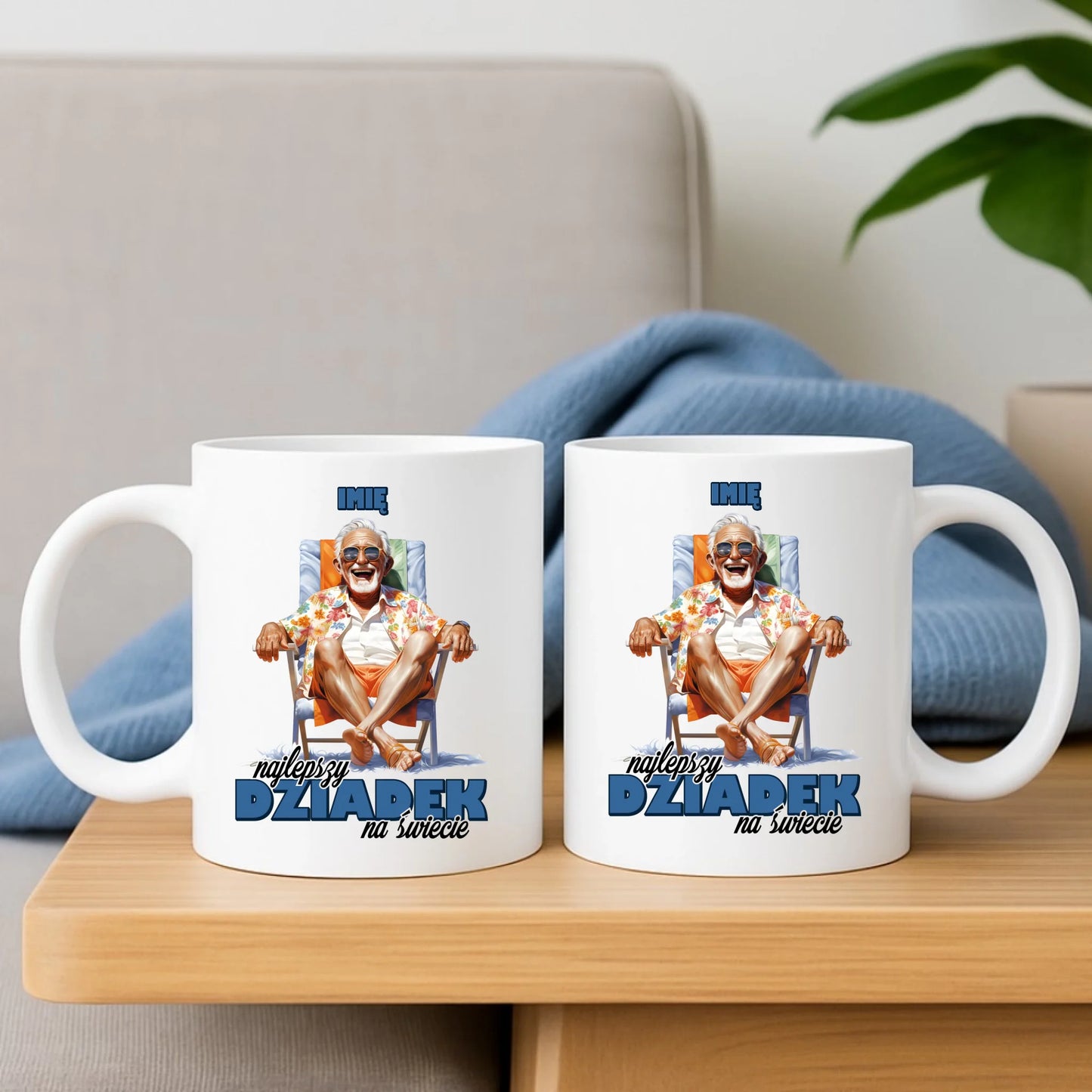 Kubek dla dziadka - Najlepszy Dziadek na świecie - personalizowany D14 - StoryCups.pl