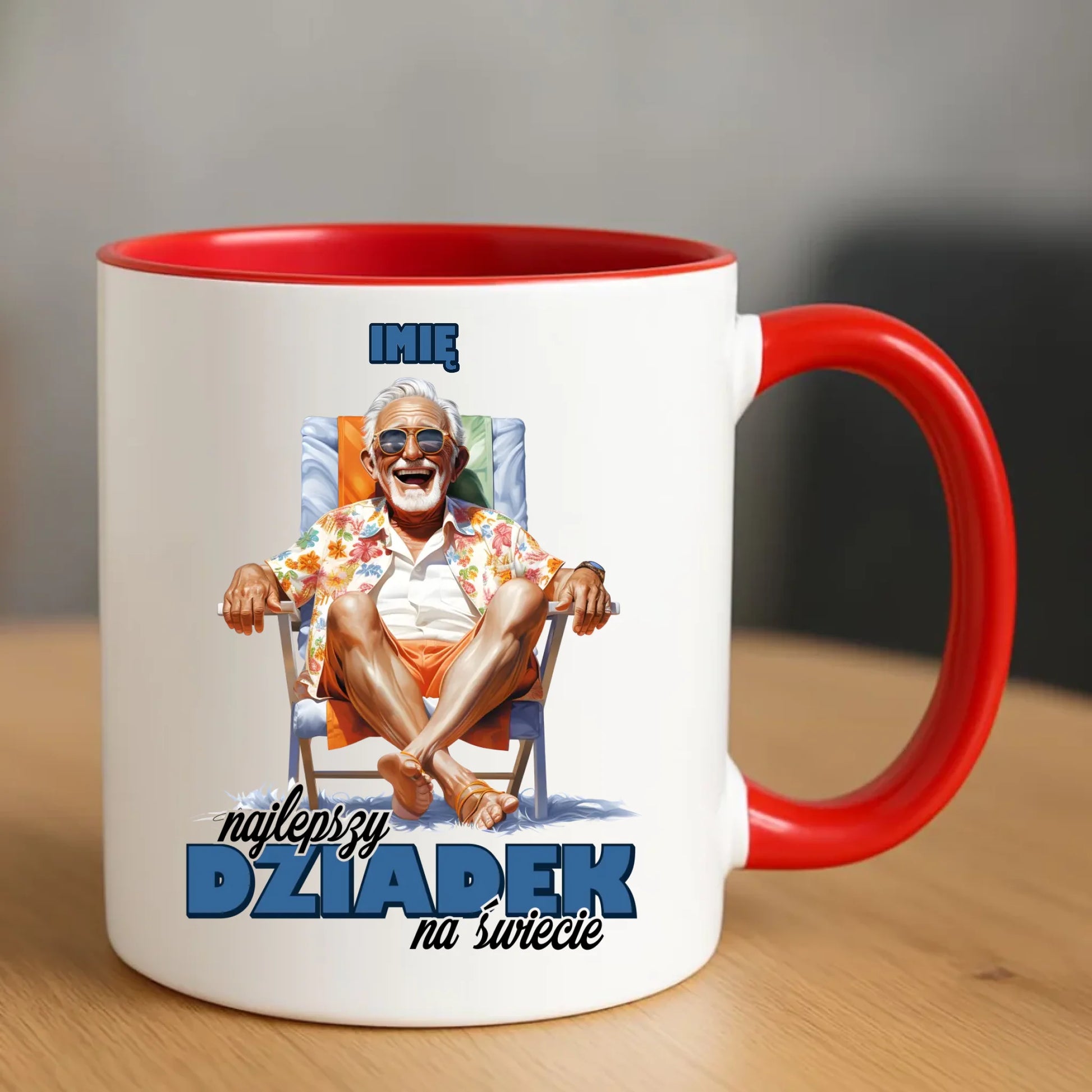 Kubek dla dziadka - Najlepszy Dziadek na świecie - personalizowany D14 - StoryCups.pl